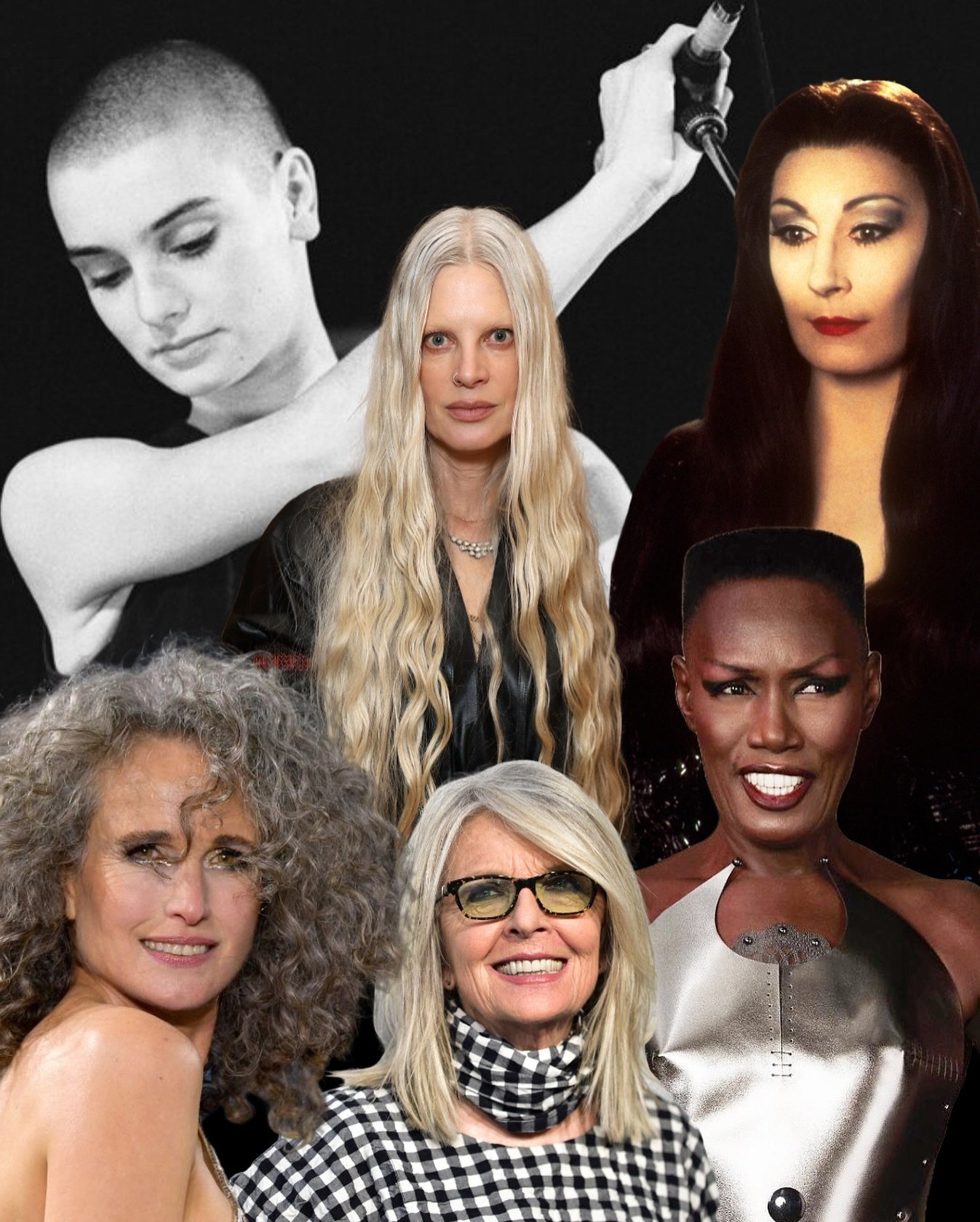 Notice anything that these women have in common when it comes to their hair? 

They break stereotypes that are meant to define what looks good on them! Your color can create a brand. Your hair style can make you unique. They don&rsquo;t necessarily m