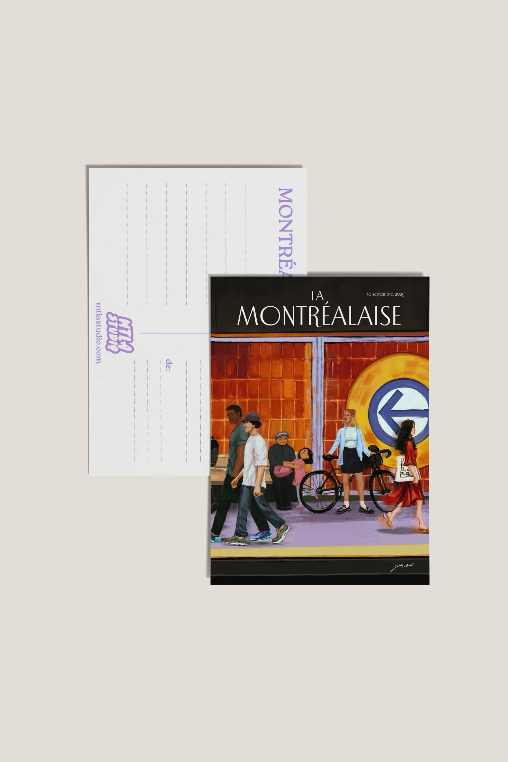 La STM Postcard