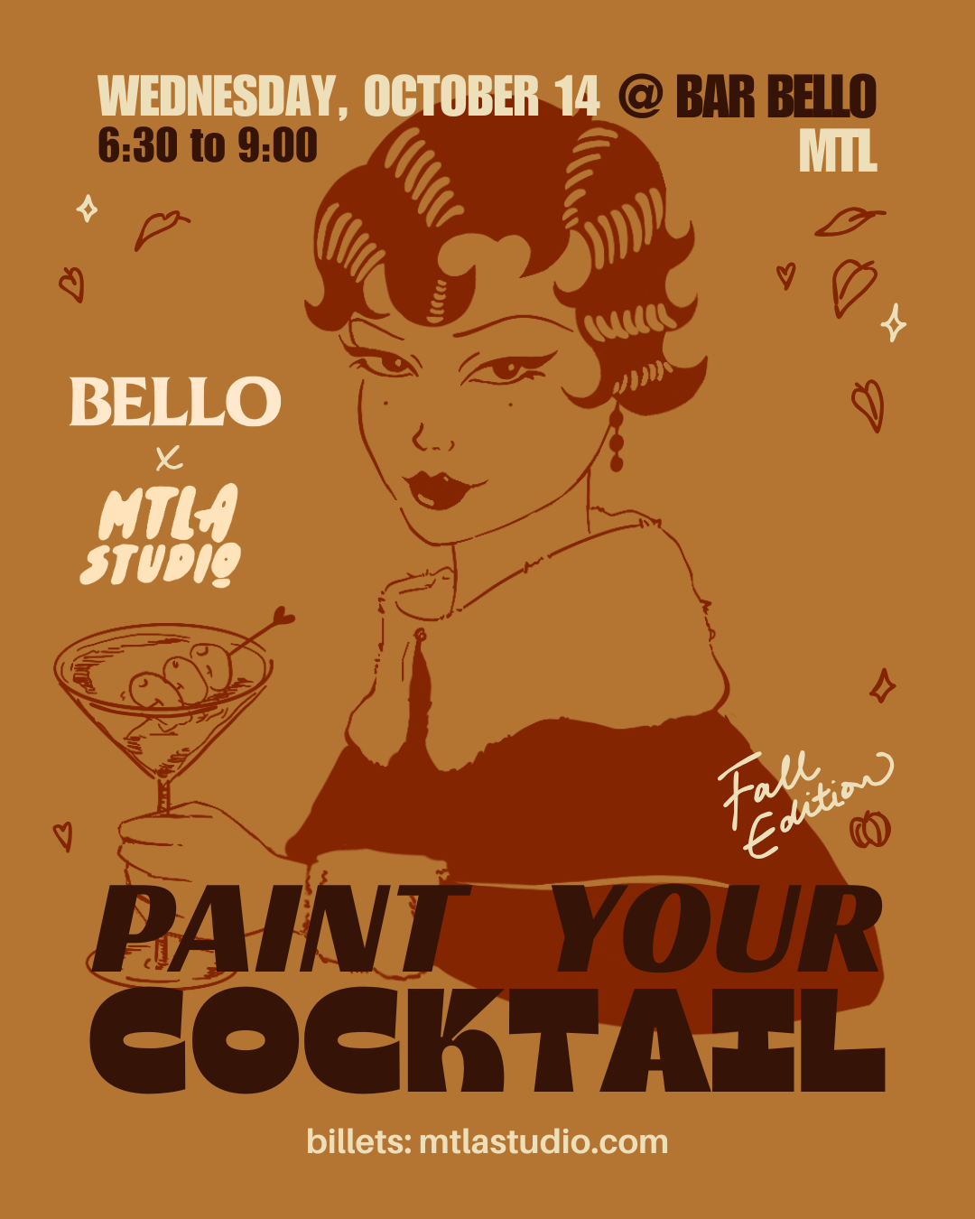 Paint Your Cocktail: Fall Edition