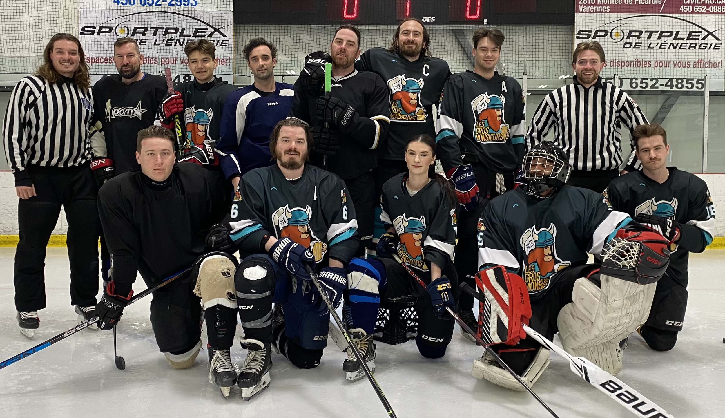 custom artwork for local hockey team