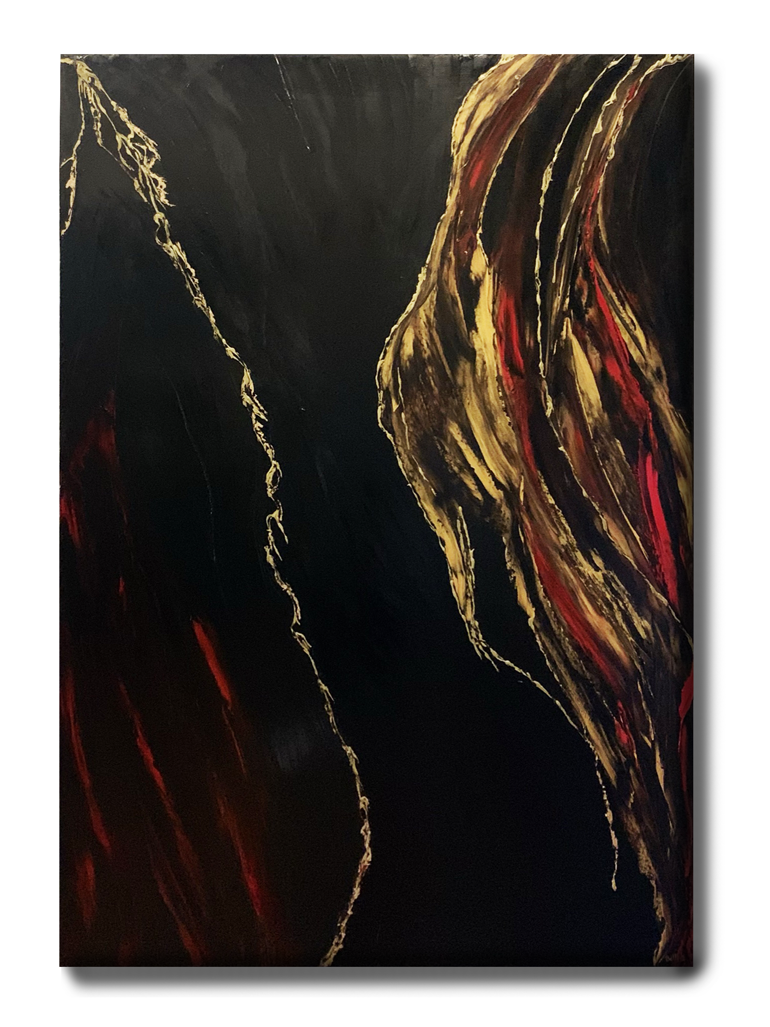 Flow by Betty Keoroghlian. Oil on canvas. 40" x 60"
