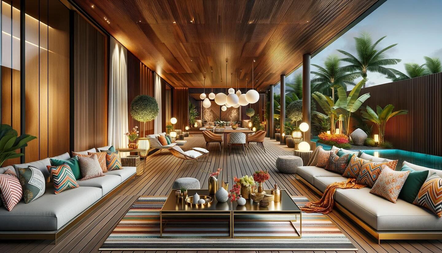 MOOD // With Spring right around the corner, I can&rsquo;t help but have that luxury island resort kinda vibe on my mind! 🏝️Can you get with this look? 
.
As we go into refreshing our homes for the warmer weather, don&rsquo;t be afraid of using vibr