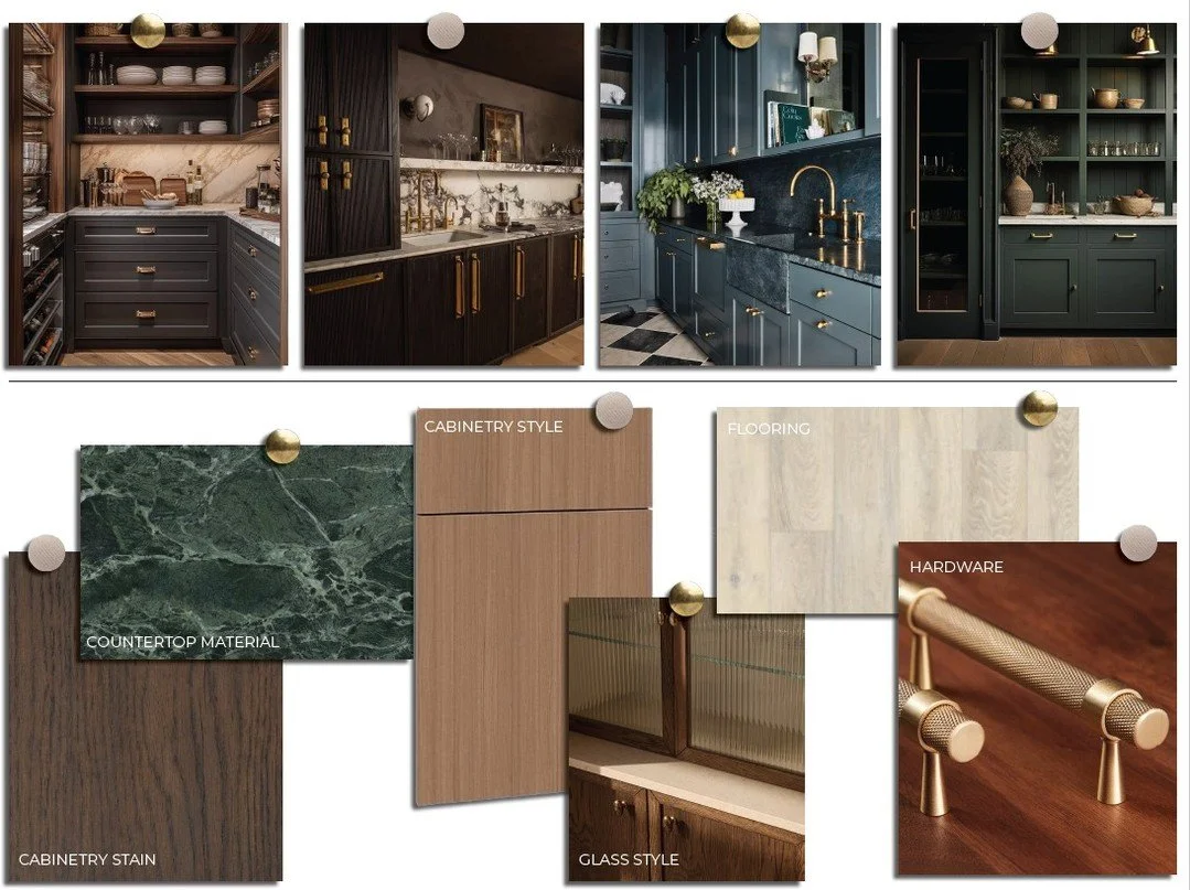 SAME MATERIALS. DIFFERENT IMPACT | Designing for a showroom means every detail has to speak.

We&rsquo;re developing a butler&rsquo;s pantry vignette within the @amayacustomcabinets showroom, and exploring two back-elevation options informed by the m