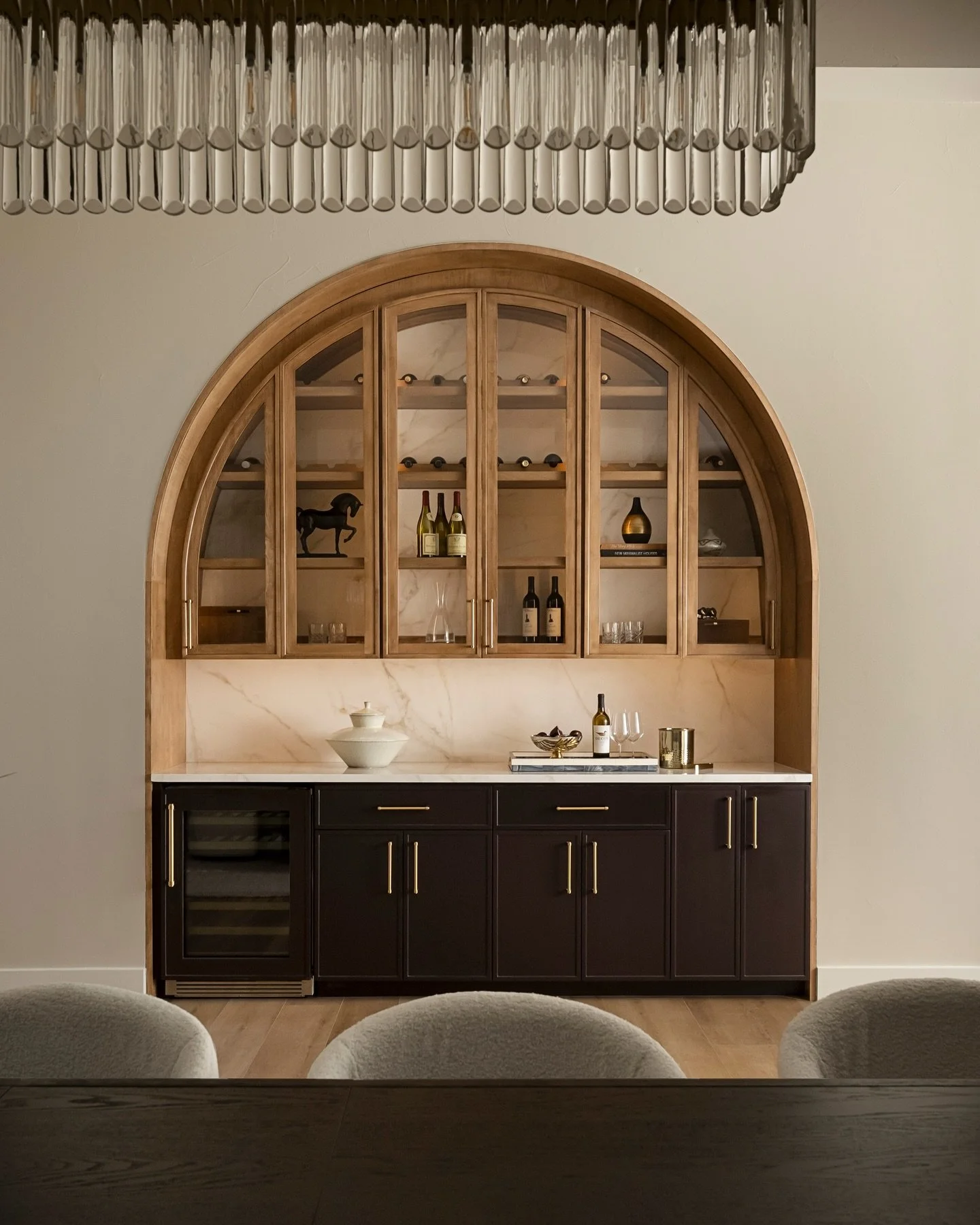 Before &rarr; After | The Wine Wall + Dining Room (Designing around a passion)

Every home has a story. 

The best designs simply bring it to life.

Our clients are passionate collectors with a wine collection that spans several hundred bottles. As w