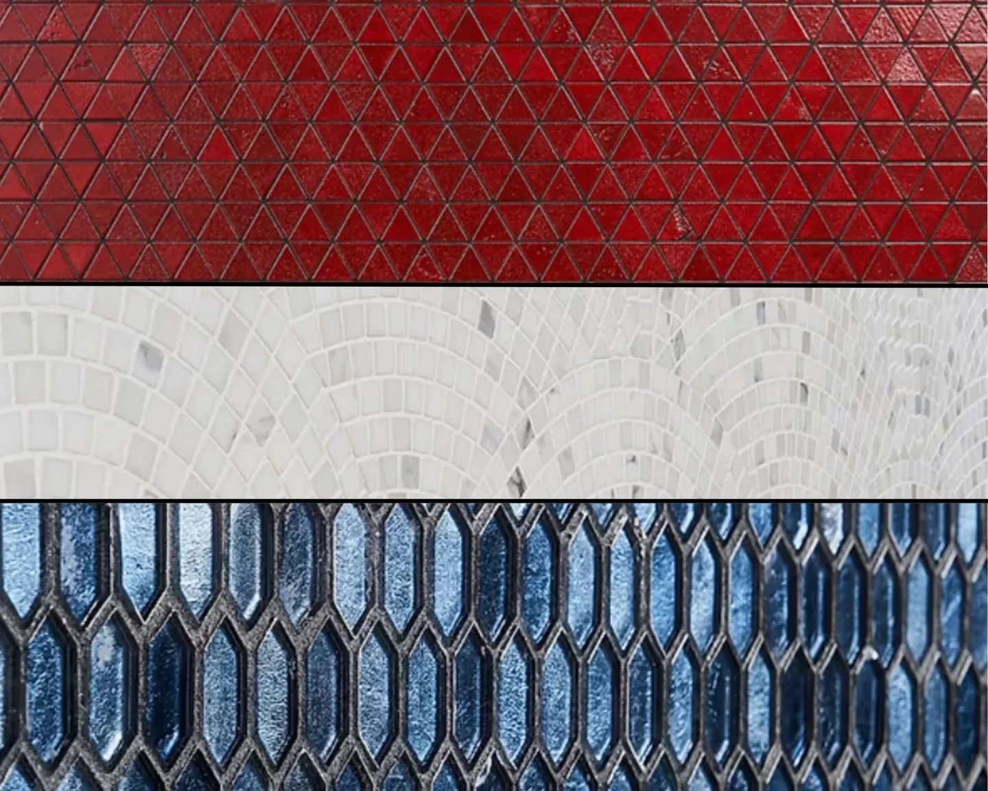 Three colors. Three unique patterns. One beautiful story. 🇺🇸

As both an interior designer and a retired United States Air Force officer, this image feels especially meaningful to me.

Just as every tile has its own texture, shape, and character, e
