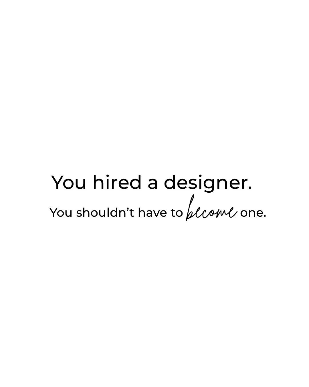 FAQ | ❔One of the questions we&rsquo;re often asked is: &ldquo;How involved do I need to be in the design process?&rdquo;

Our answer? Involved&hellip;but never overwhelmed.

We want to understand how you live, what you love, what isn&rsquo;t working