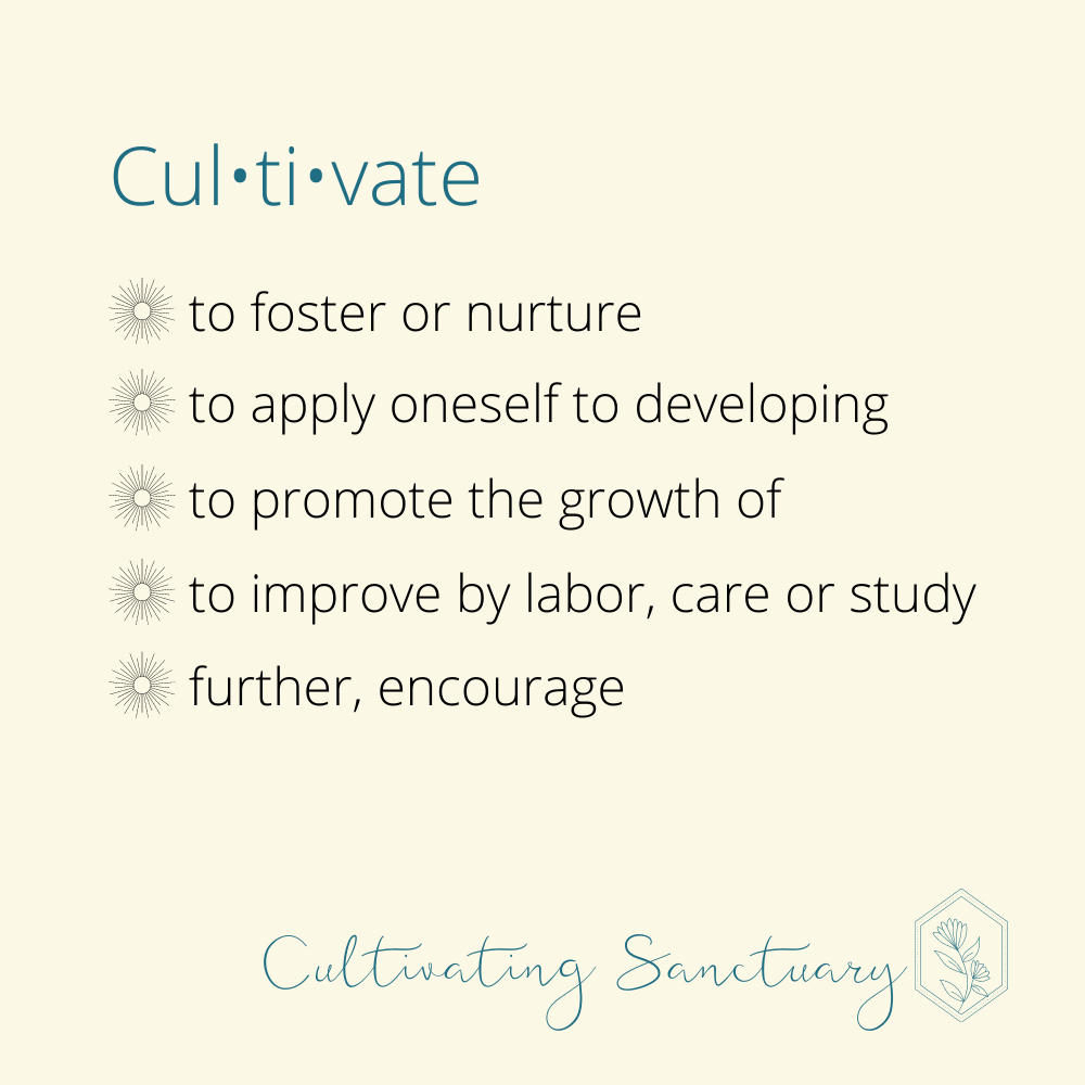 007 | Defining Cultivate