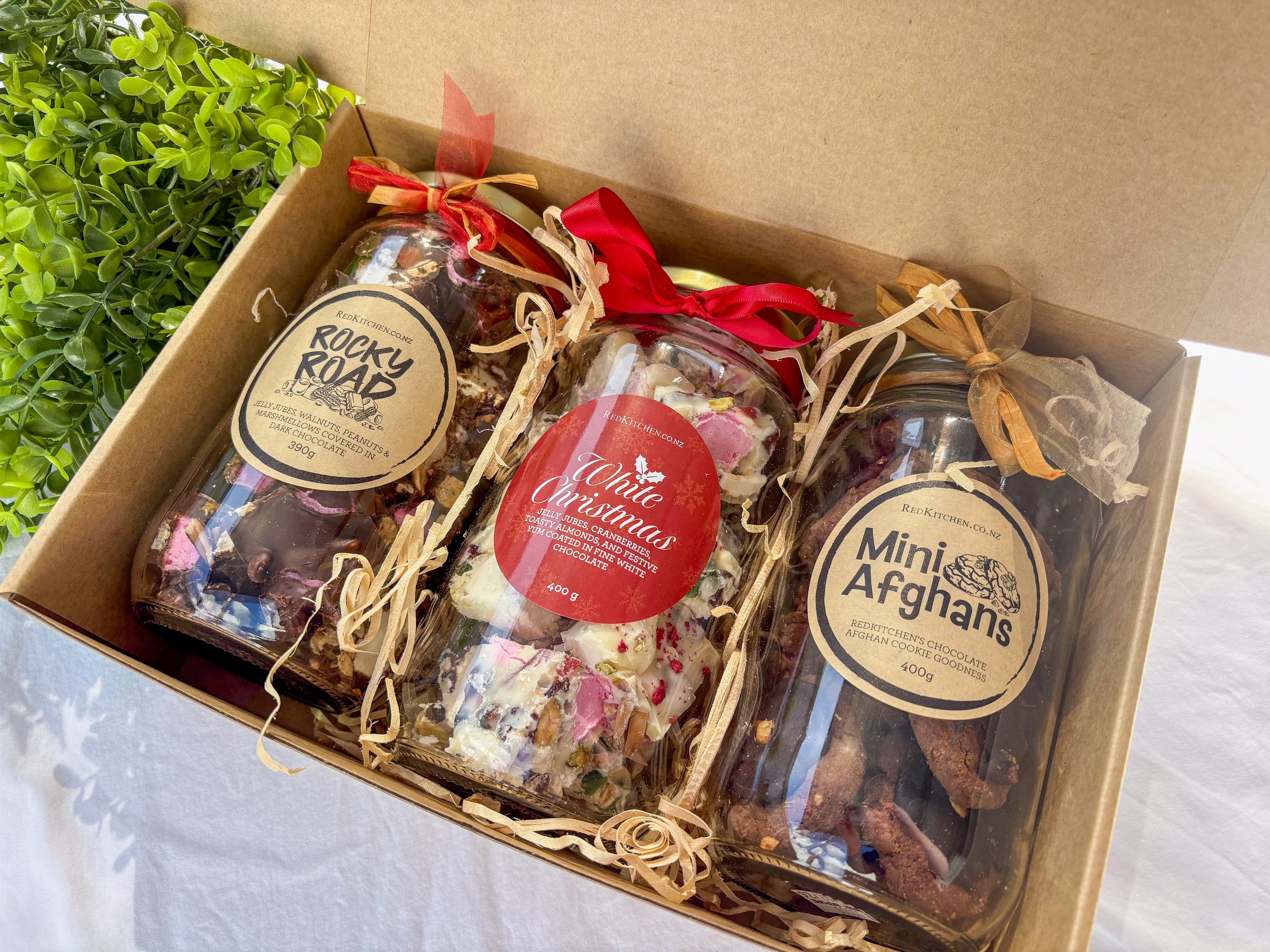 Three Jar Christmas Gift Box