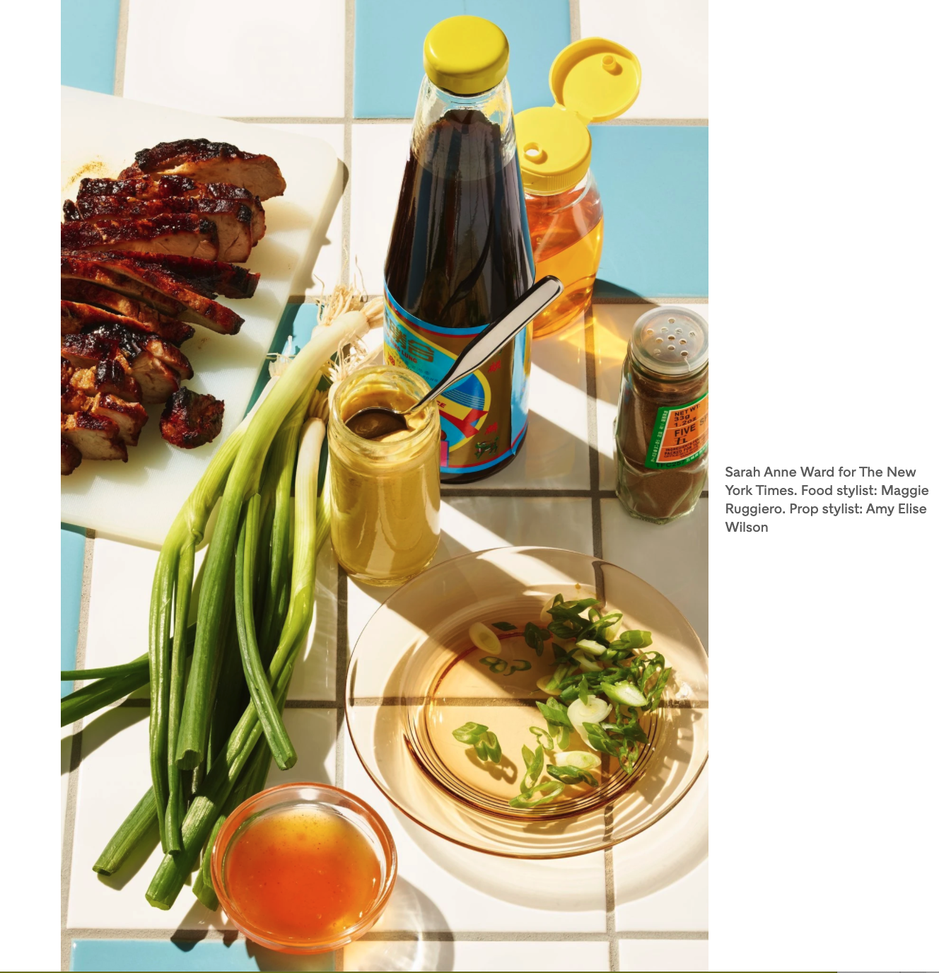 Sarah Anne Ward for The New York Times Magazine. Prop styling Amy Elise Wilson, food styling Maggie Ruggiero