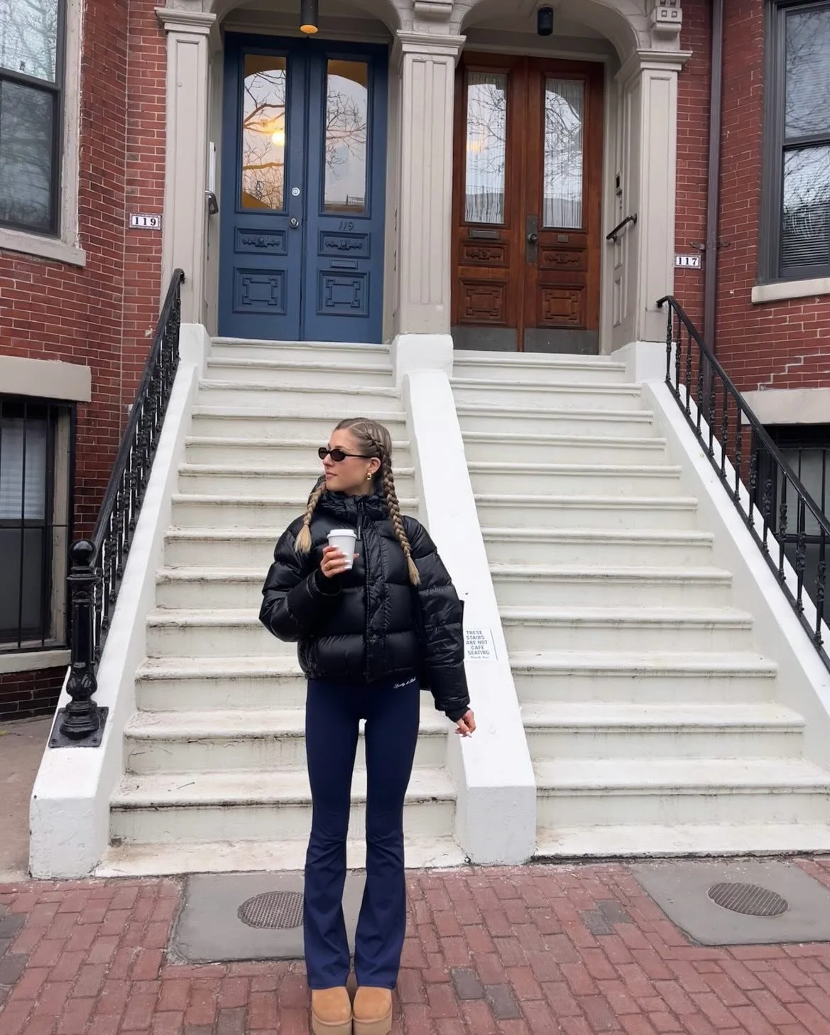 not pictured: me tripping down the stairs and Gwen laughing at me