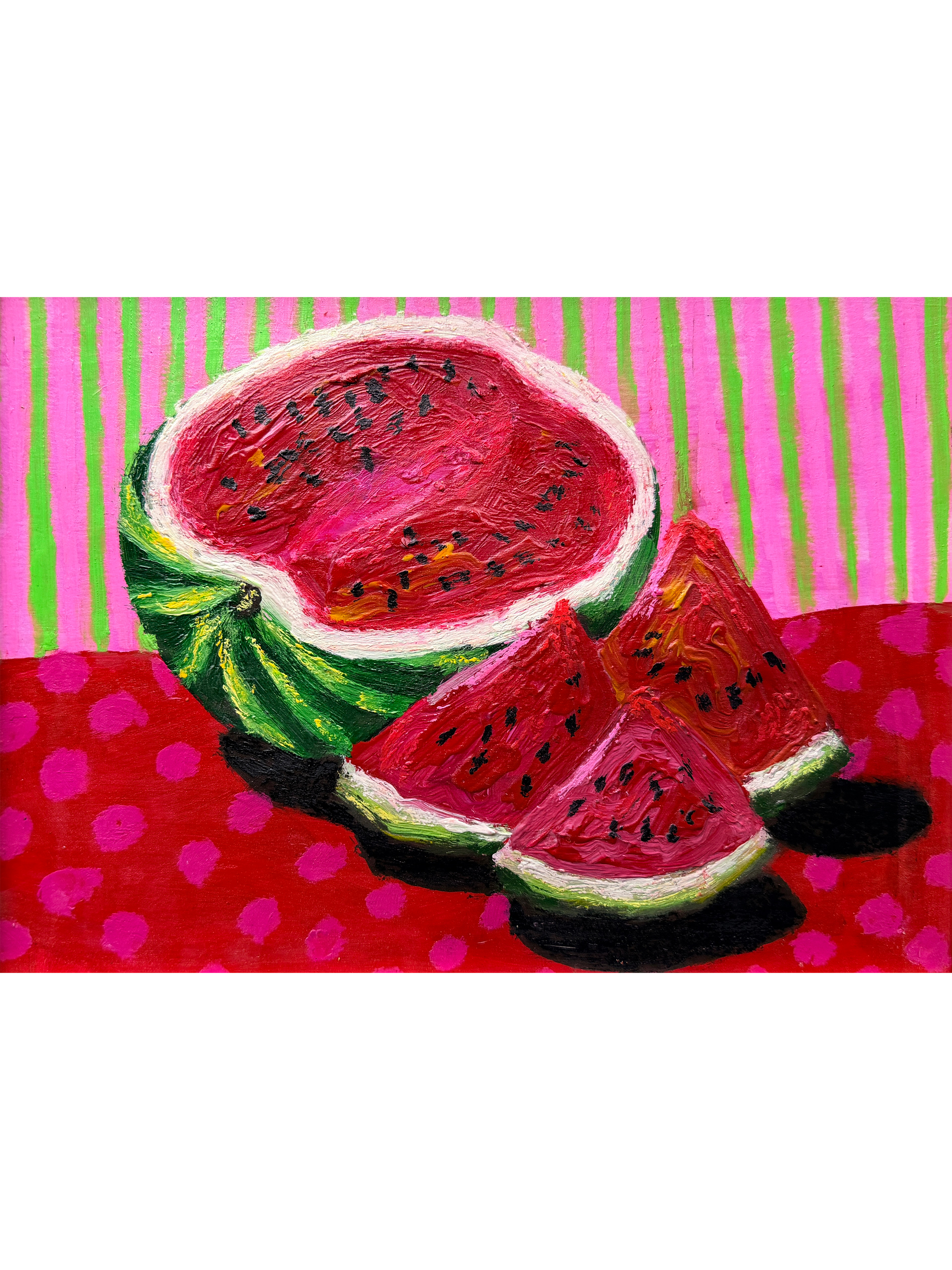 Watermelon 1 - Original Painting on Paper