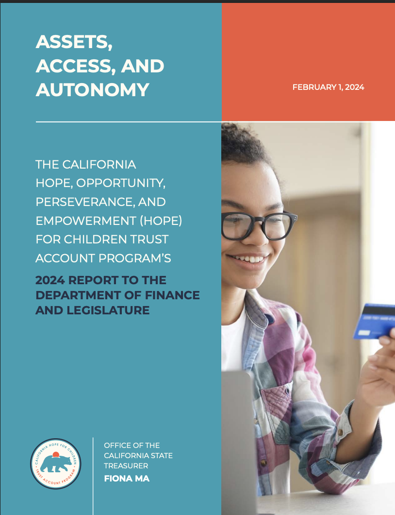 California HOPE for Children Trust Account Program: 2024 Report to the Legislature