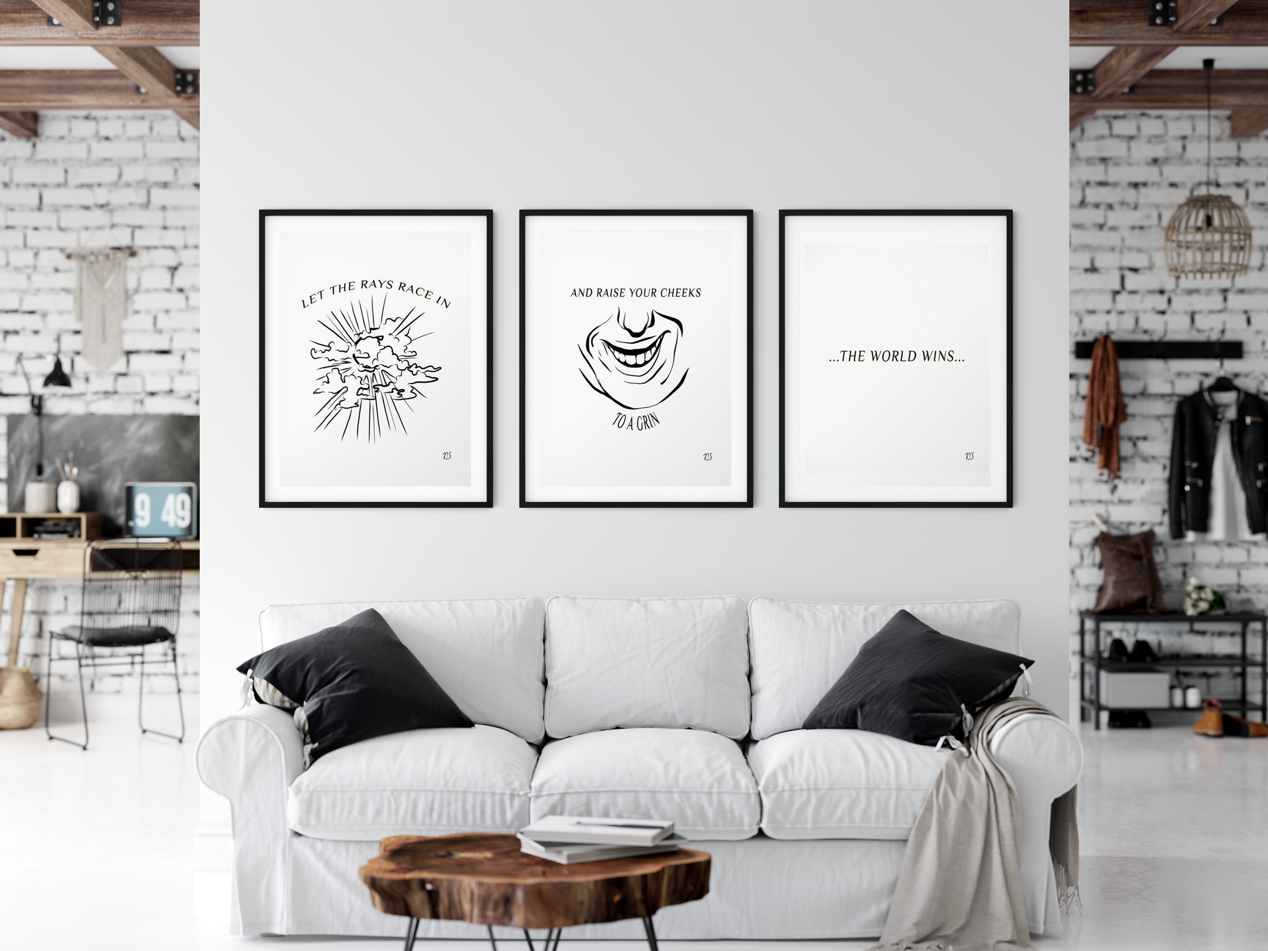 Add this collection to your home as a constant reminder that your smile makes the world a better place!!