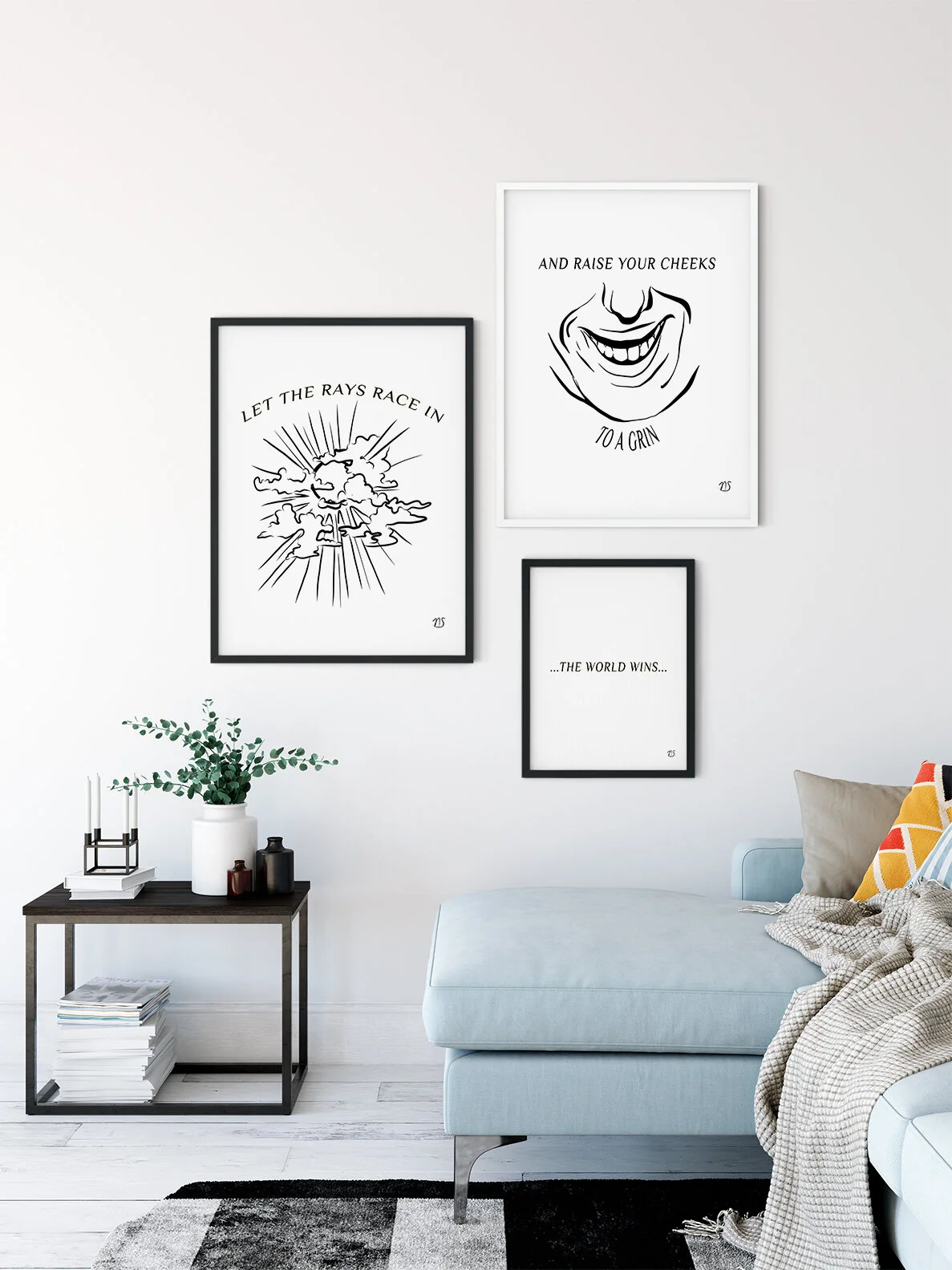 Add this collection to your home as a constant reminder that your smile makes the world a better place!!