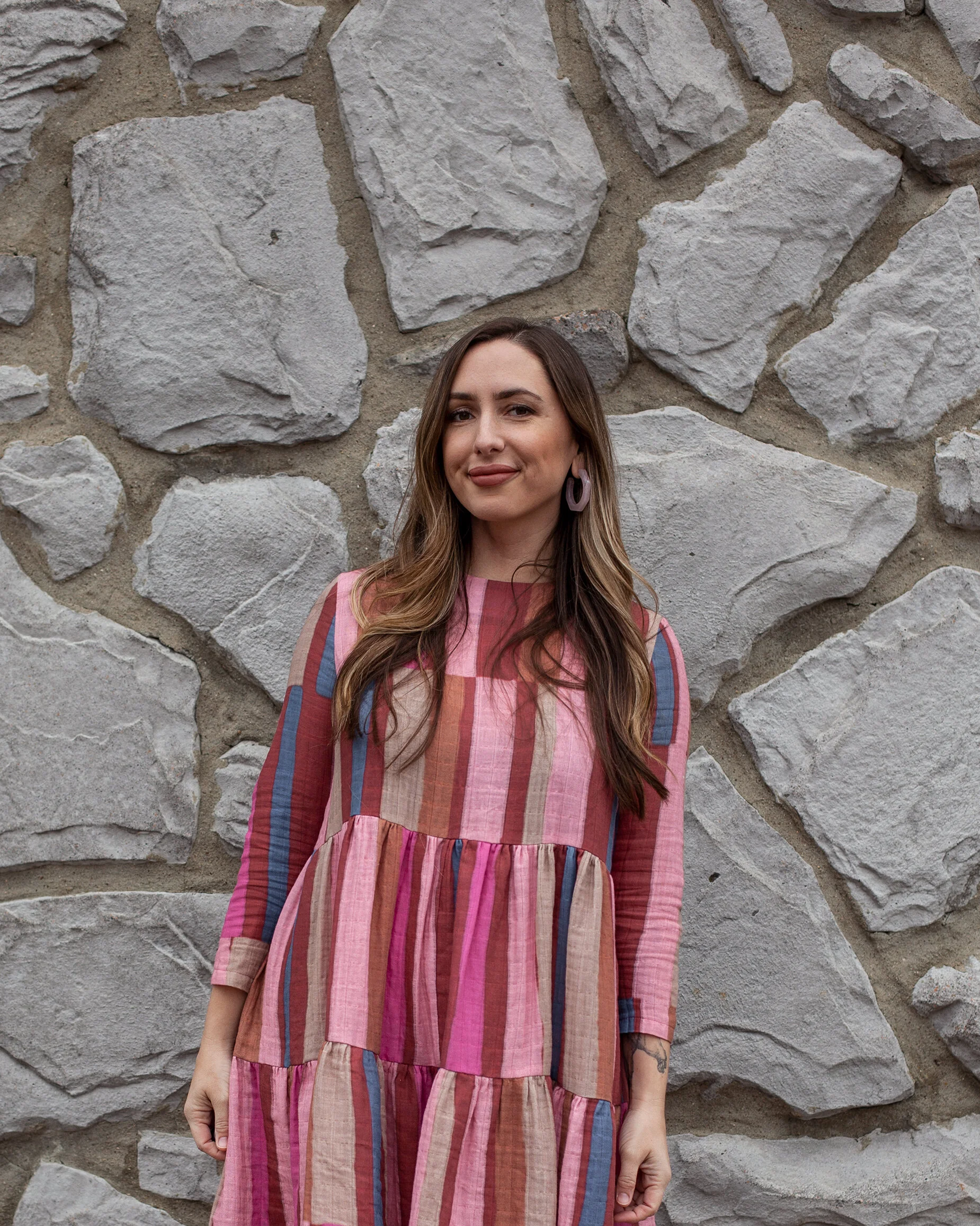 Midi Tiered Gauze Dress — mandi makes