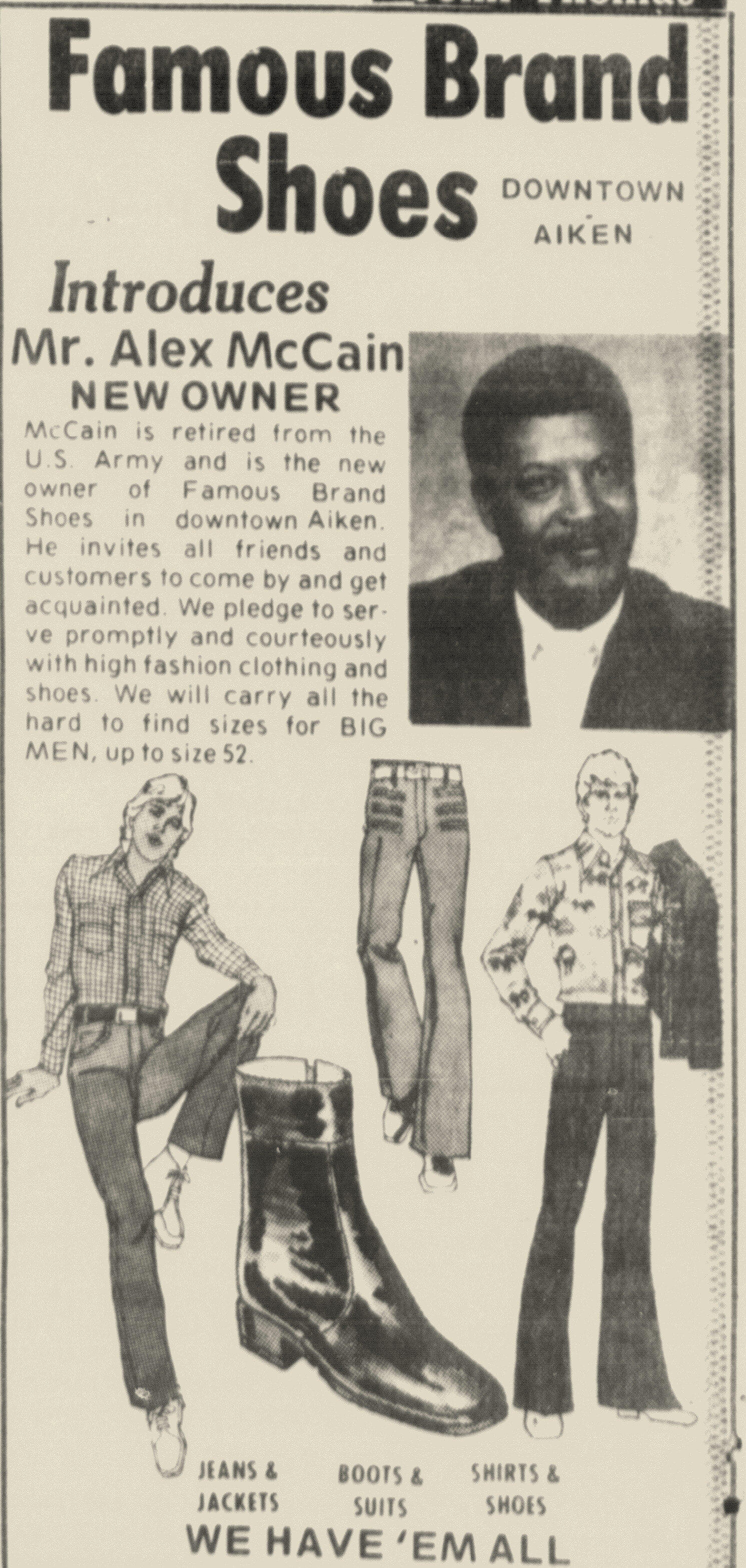 Famous Brand Shoes - New Owner, Aiken Standard, 4-5-1976.jpg