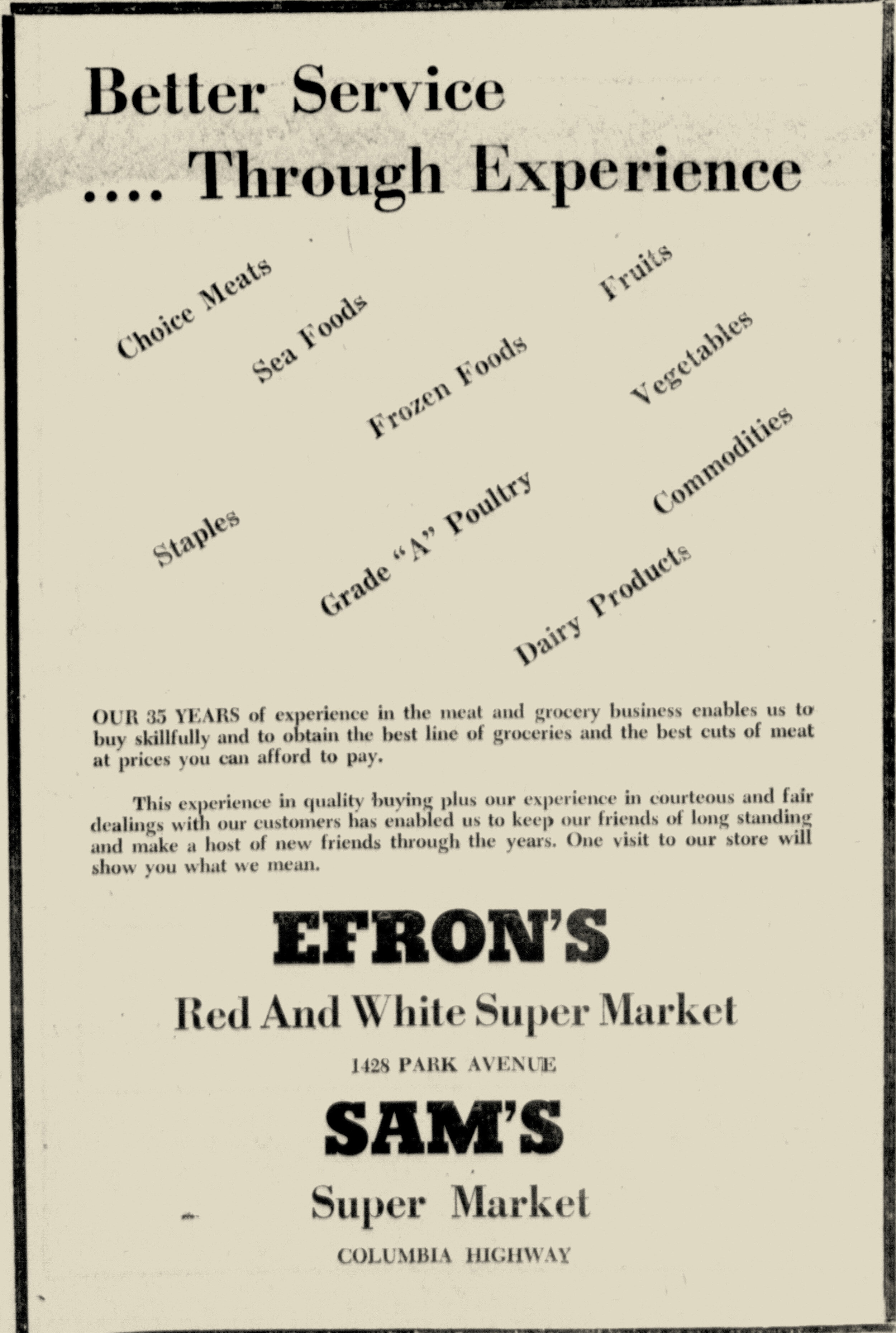Sams Market, Aiken Standard & Review, 10-1-1956.jpg