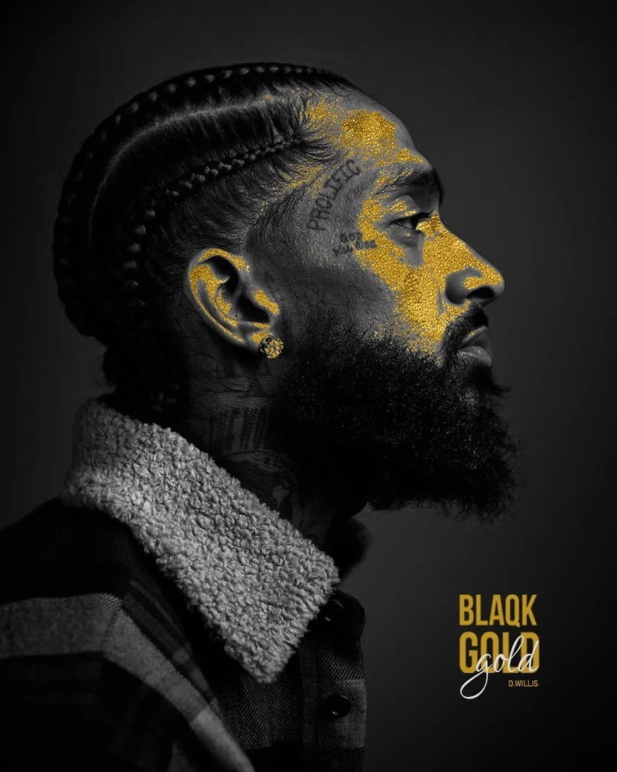 BLAQK GOLD 29
-
Ermias Joseph Asghedom (Nipsey Hussle)
It seemed only right to end this year's series with another fallen king. A rapper, activist, entrepreneur, father, husband, brother, son and more. Nipsey first emerged from the West Coast hip hop