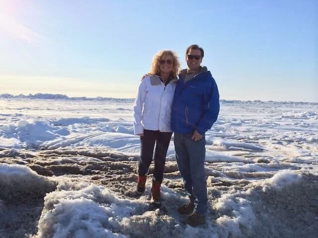 Maria Ekstrand and Jim Coe in Utqiaġvik, Alaska