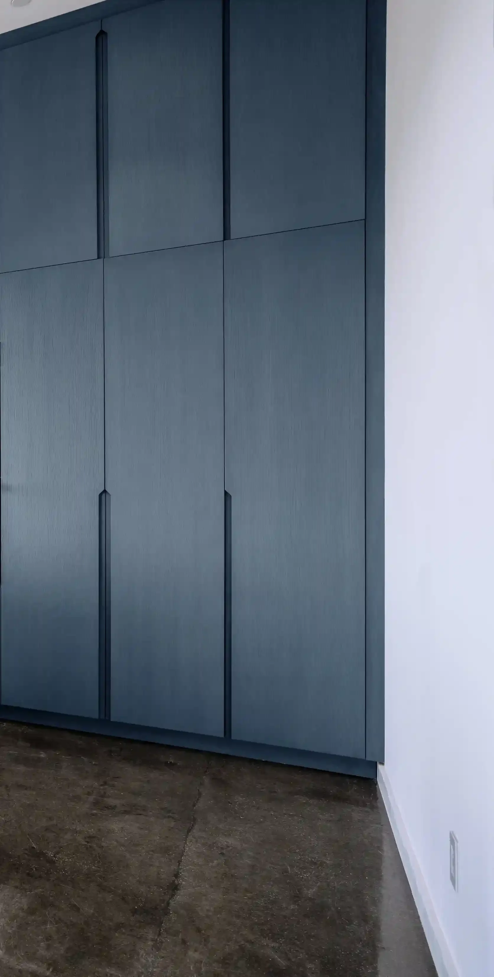 Blue modern cabinetry