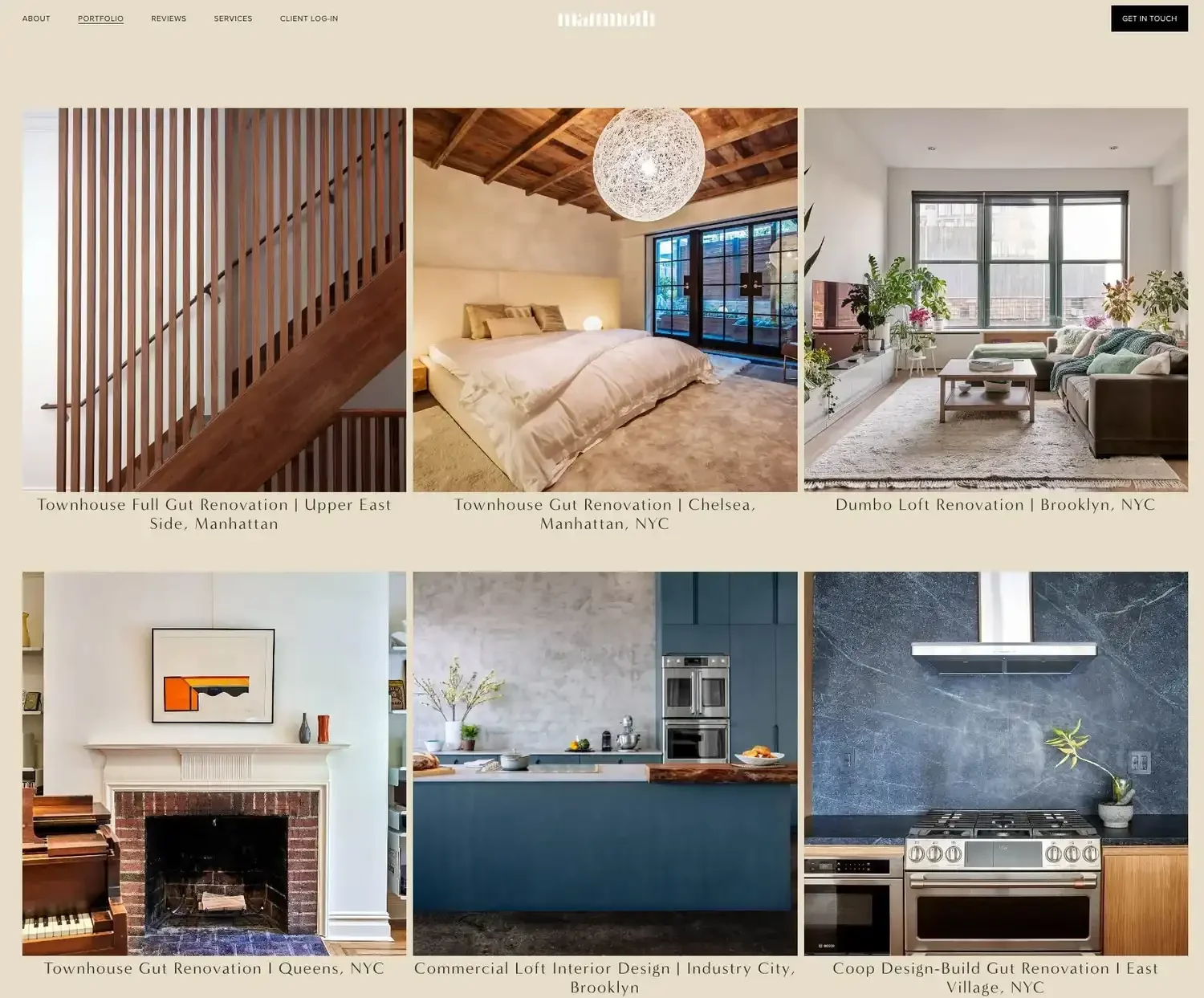 Mammoth portfolio of projects