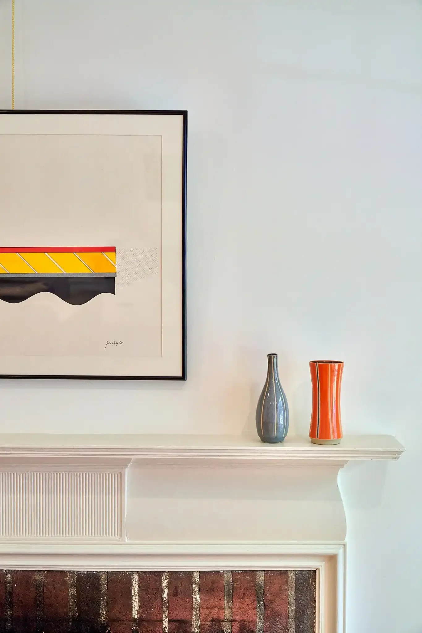 Matle detail from a complete interior overhaul of a townhouse in Manhattan's Upper East Side, NYC.