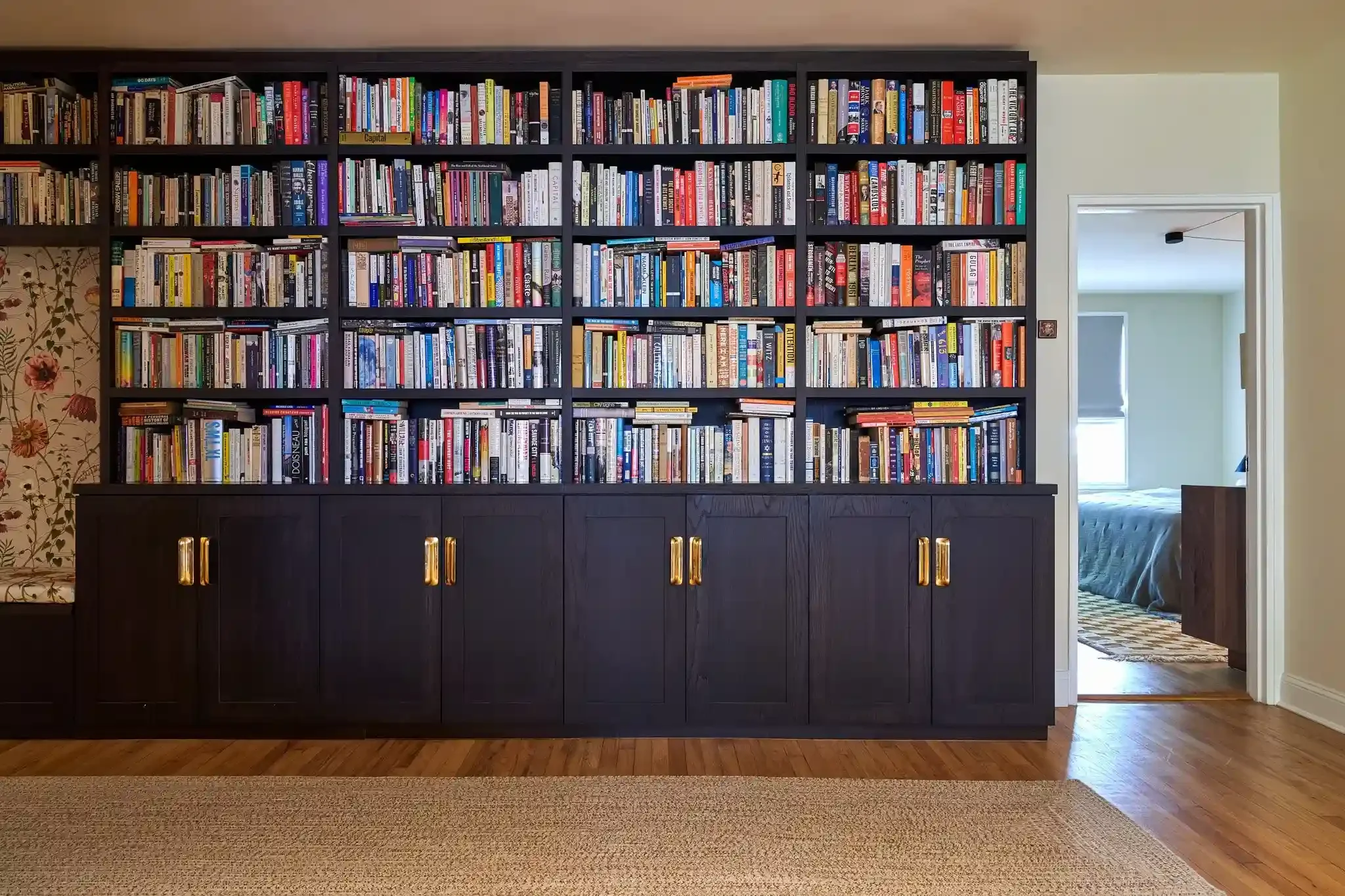 Bookshelf in NYC apartment