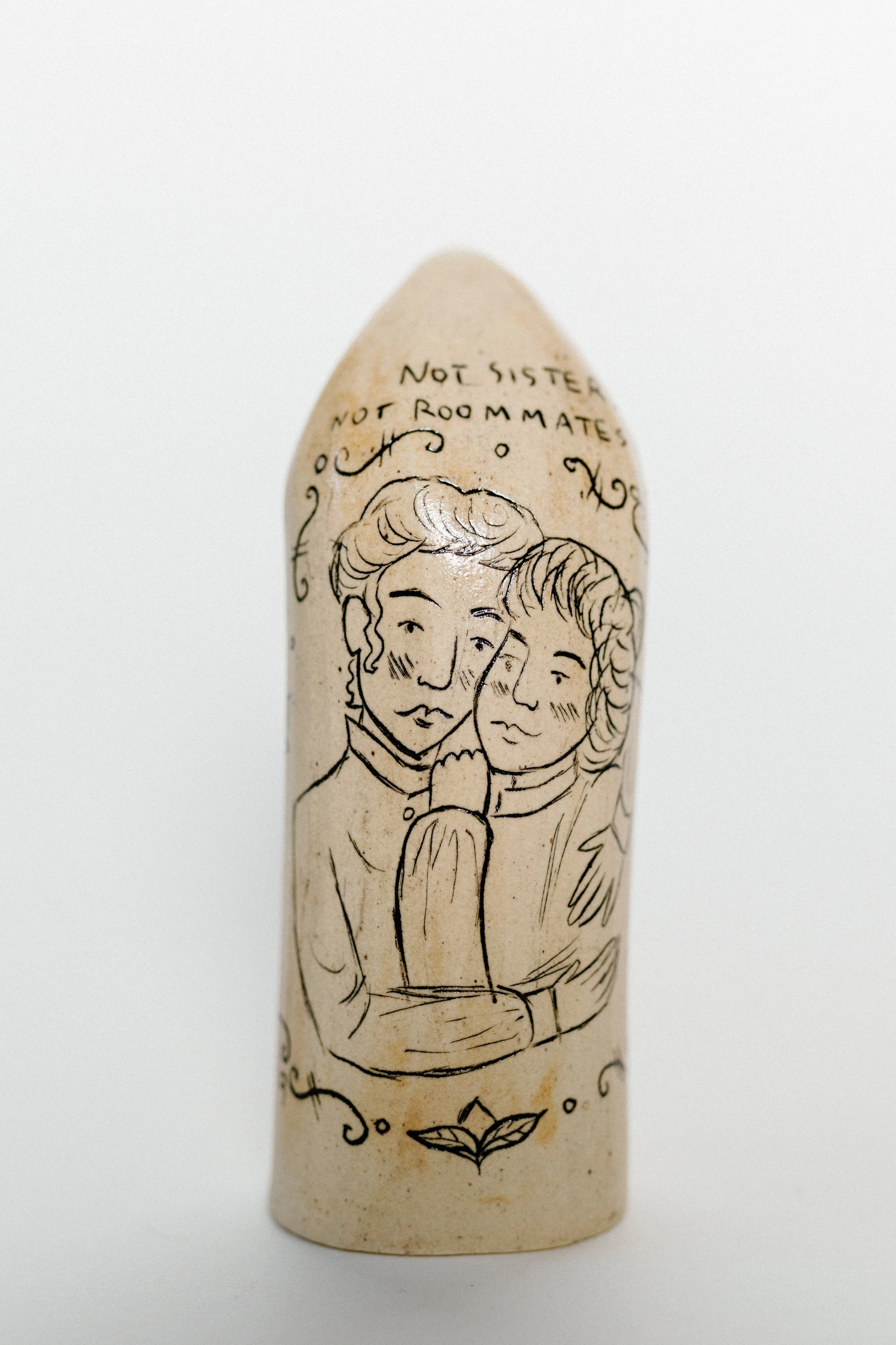 "Not Sisters, Not Roommates," ceramic. Photo credit: Maggie Howland
