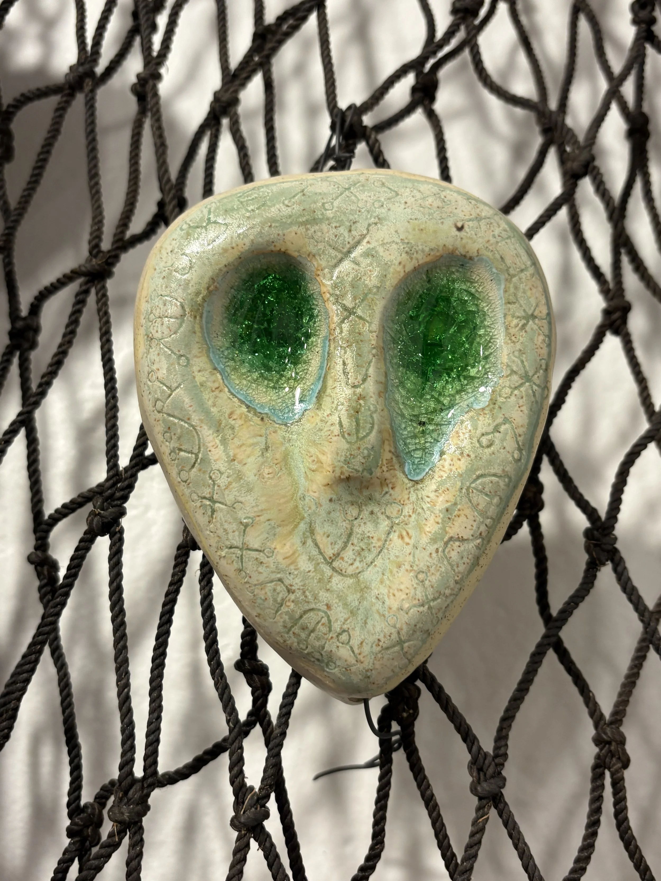 "Ancestor Mask," ceramic