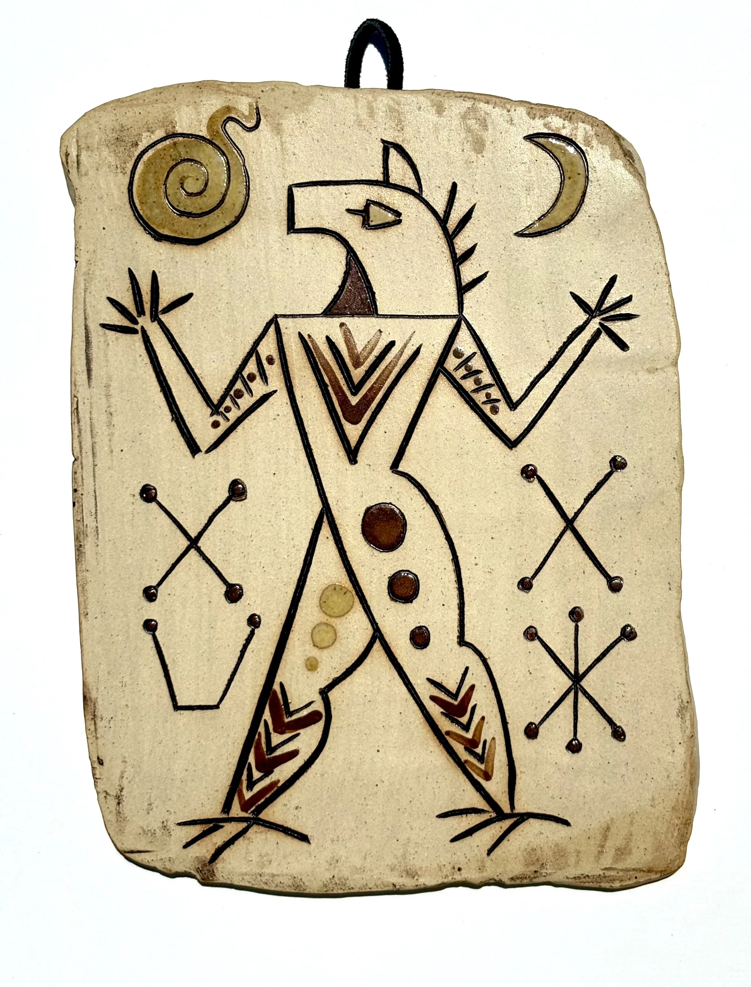 "Lamastu," ceramic amulet