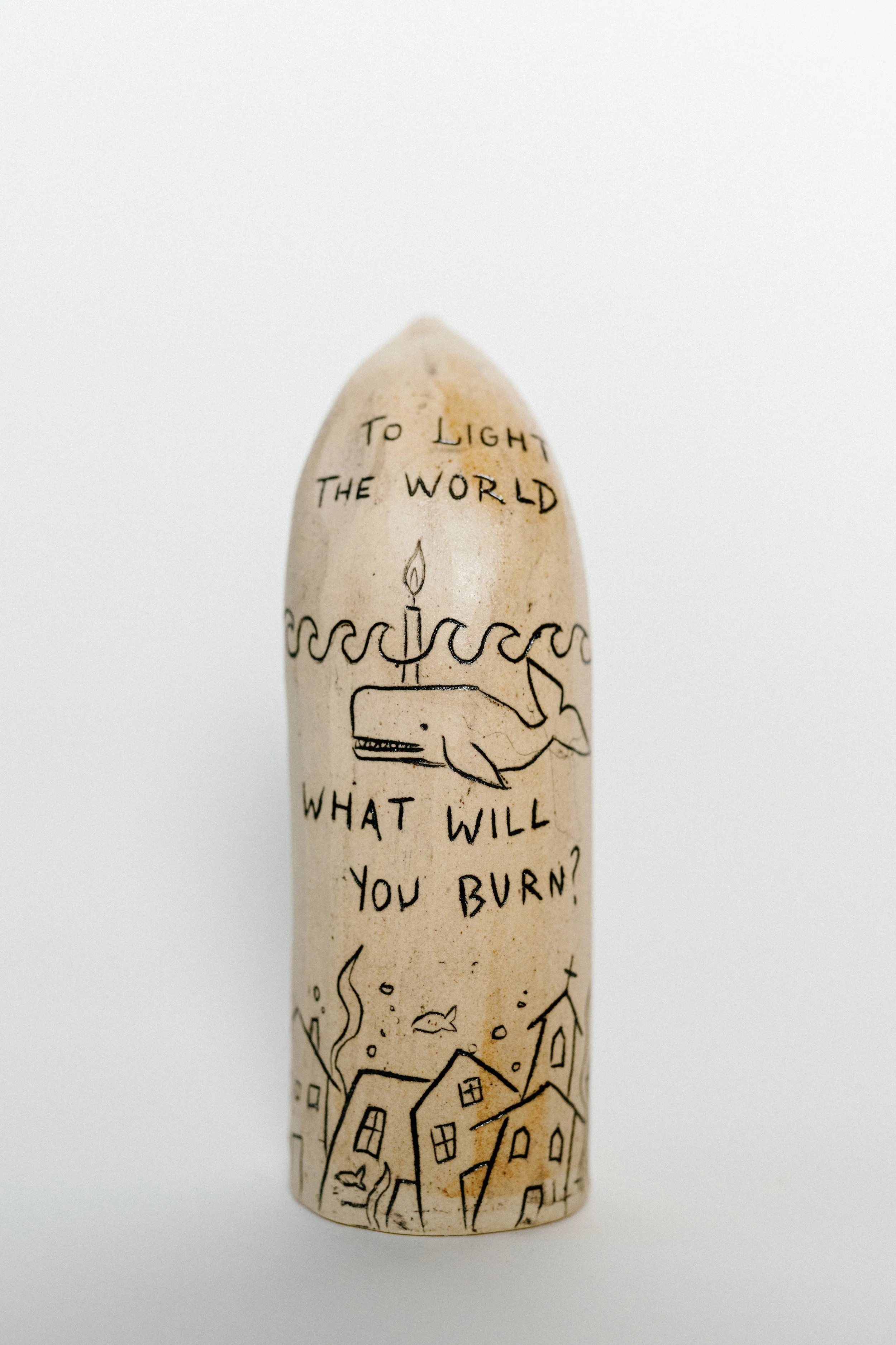 "To Light the World," ceramic. Photo credit: Maggie Howland