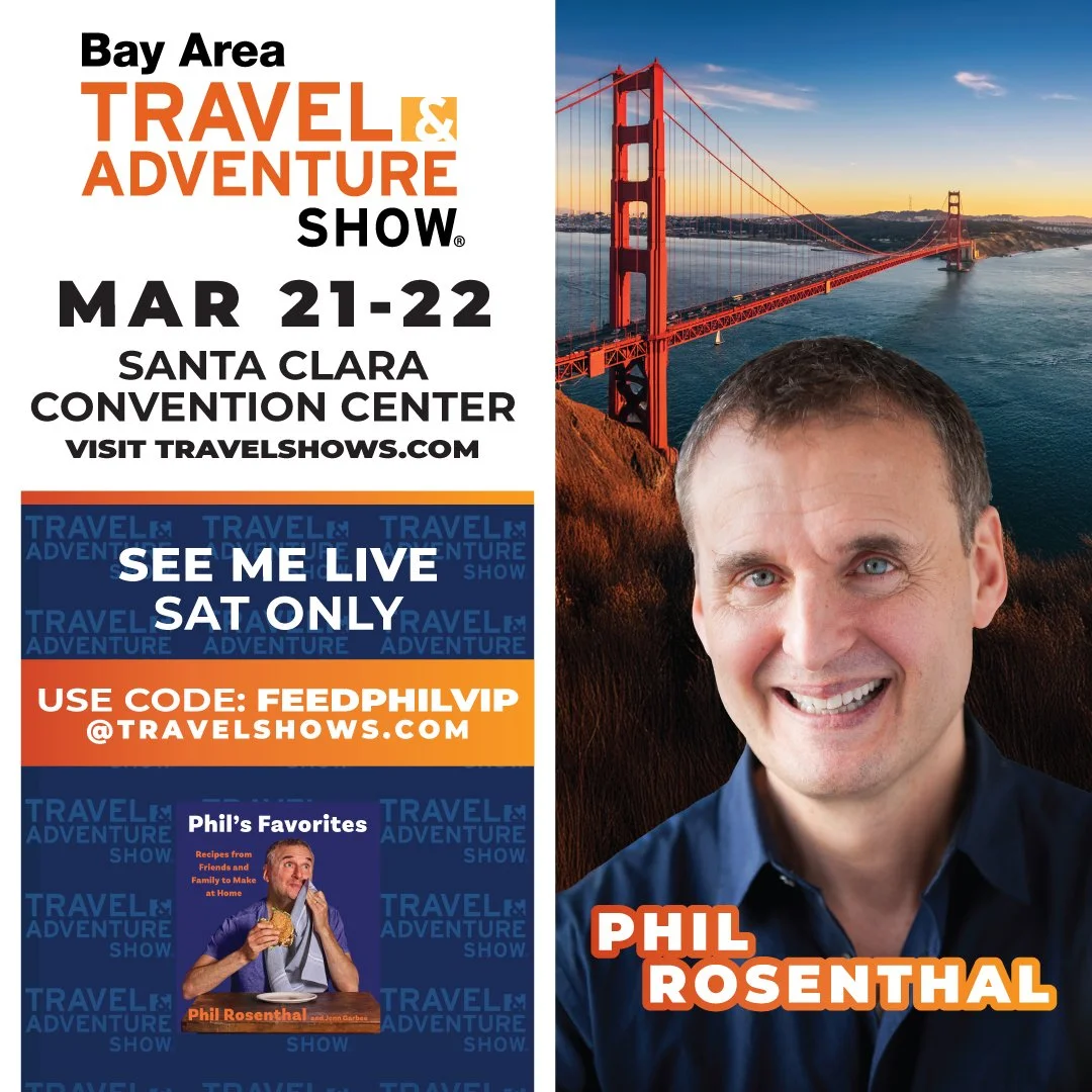 People! I can't wait to be in Santa Clarita for the Travel &amp; Adventure Show this weekend. Have you gotten your tickets? Use code FEEDPHILVIP for tickets at travelshows.com or comment "TRAVEL SHOW" and I'll DM you the link directly.