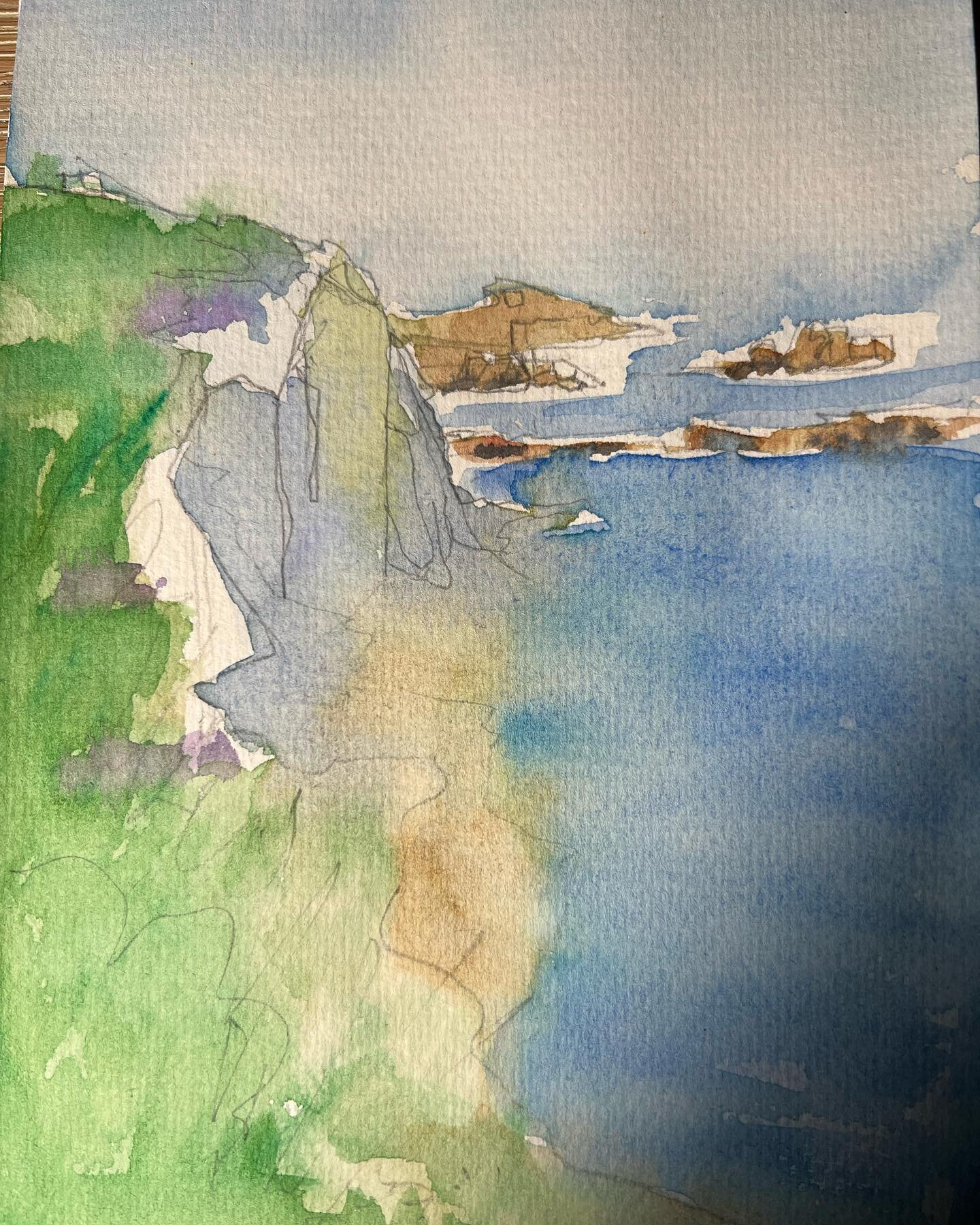 The work begins as a sketch to find the composition&hellip;.to get to the end result 🏊&zwj;♀️
.
.
.

#watercolour
#watercolor
#watercolourpainting
#watercoloursocietyofireland
#shirleygiffney
#irishart
#irishartist
#irishwatercolourartist
#irisharti