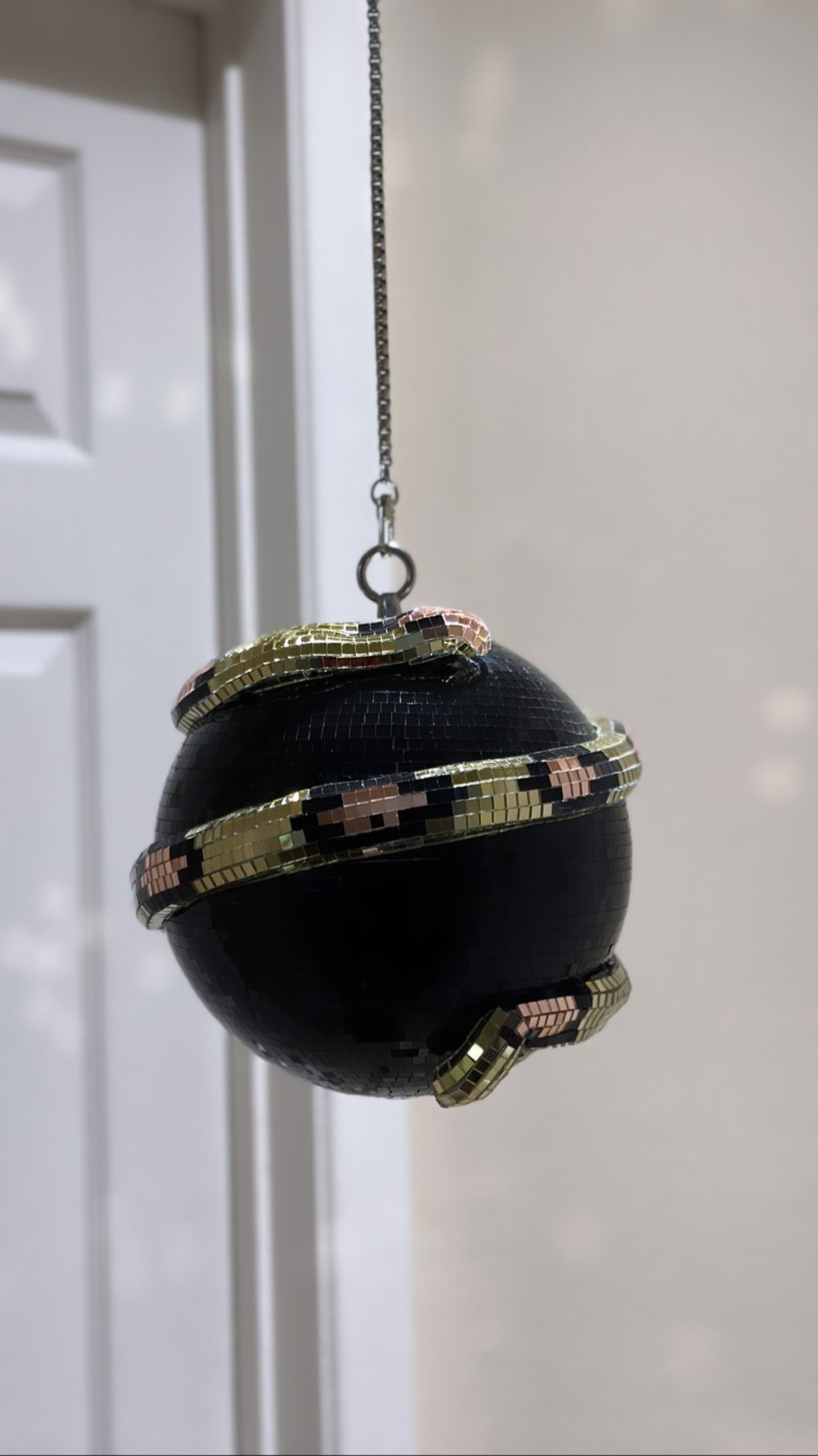 Black snake disco ball — Mirrors By Lina