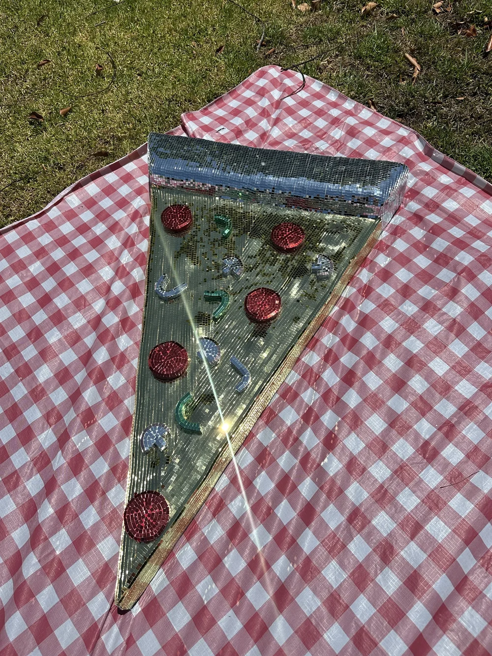 Disco Pizza Print — Mirrors By Lina