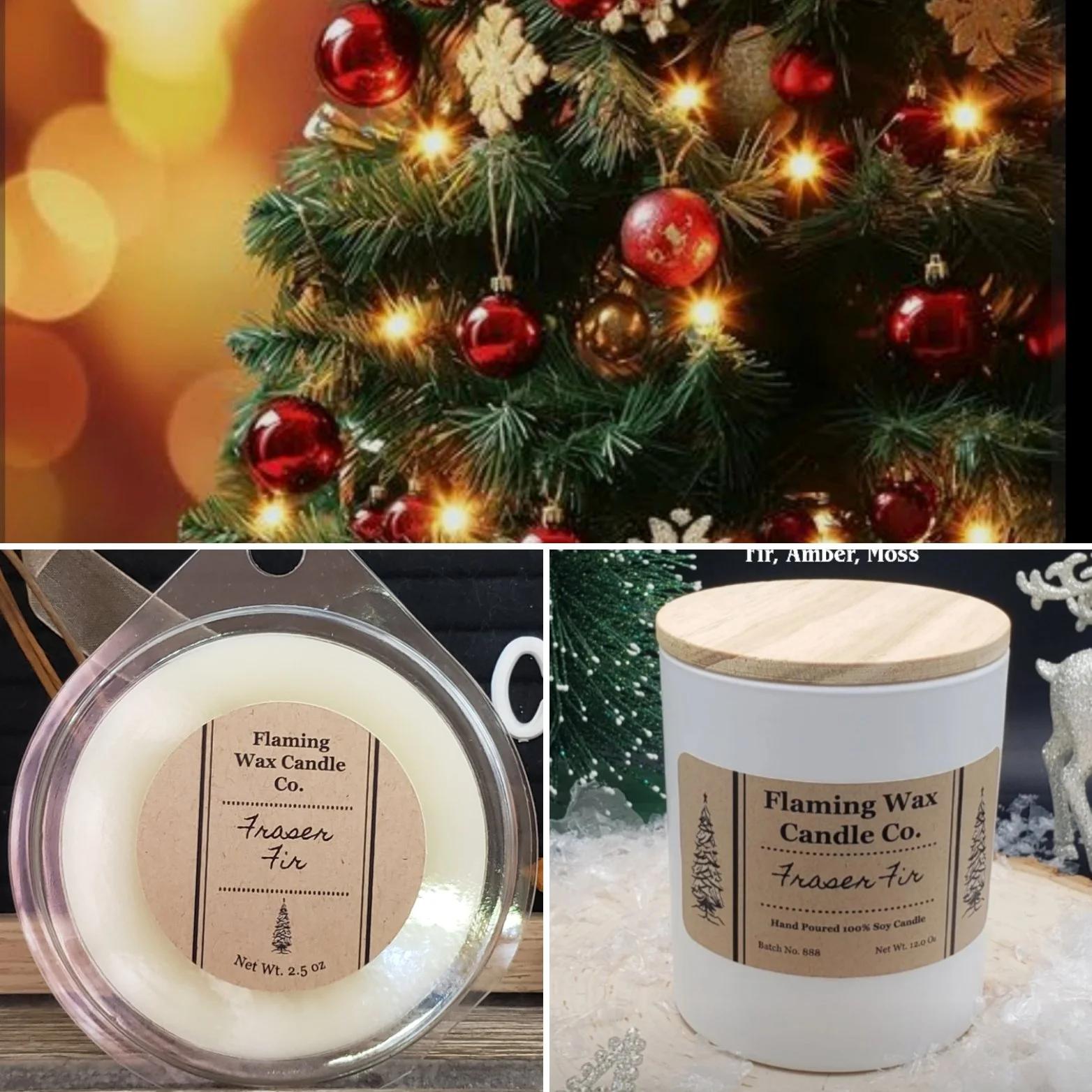 FRAISER FIR - 12oz. Sold Out / Wax melts available