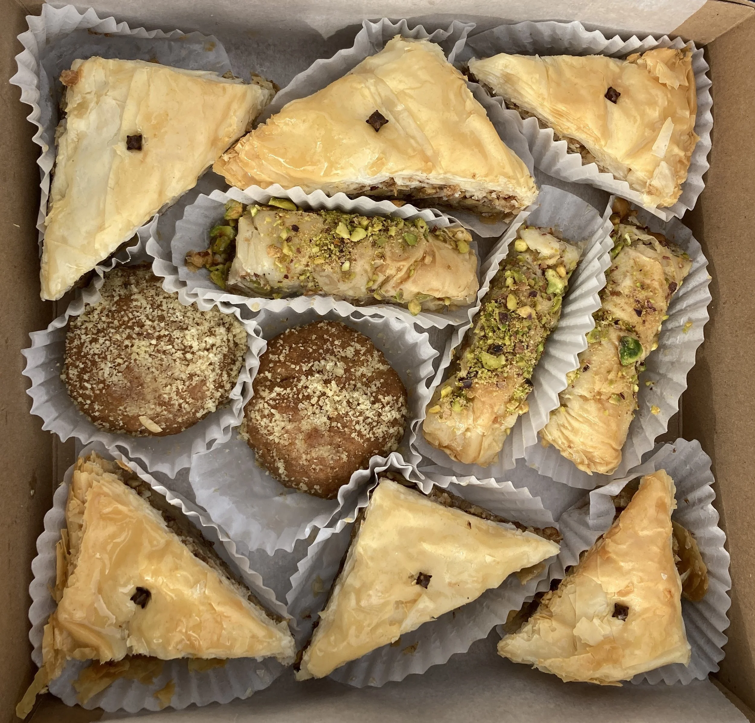 Greek Pastry Box
