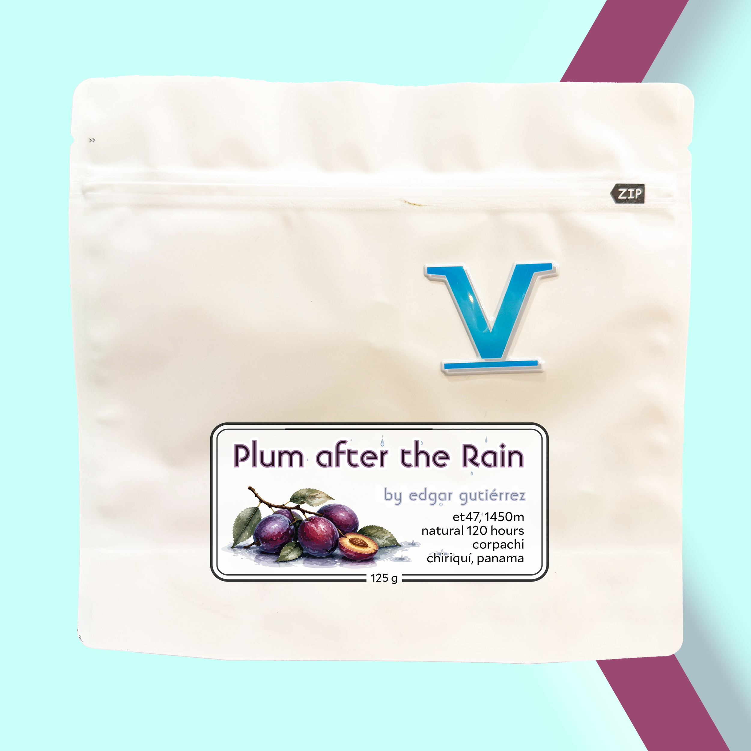plum after the rain