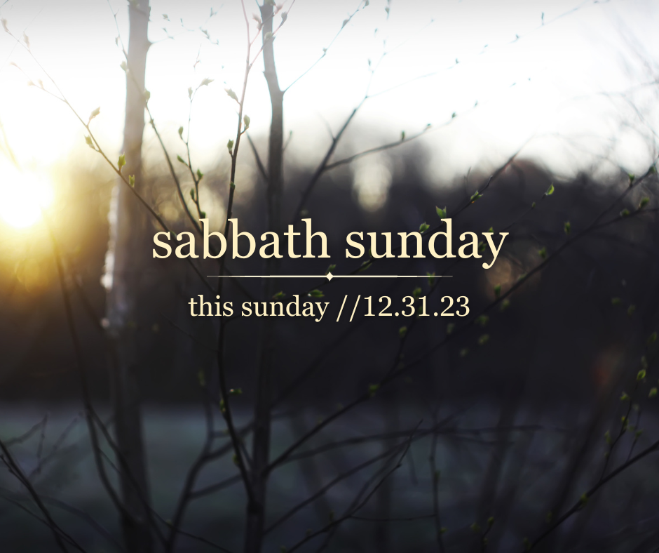 this sabbath sunday