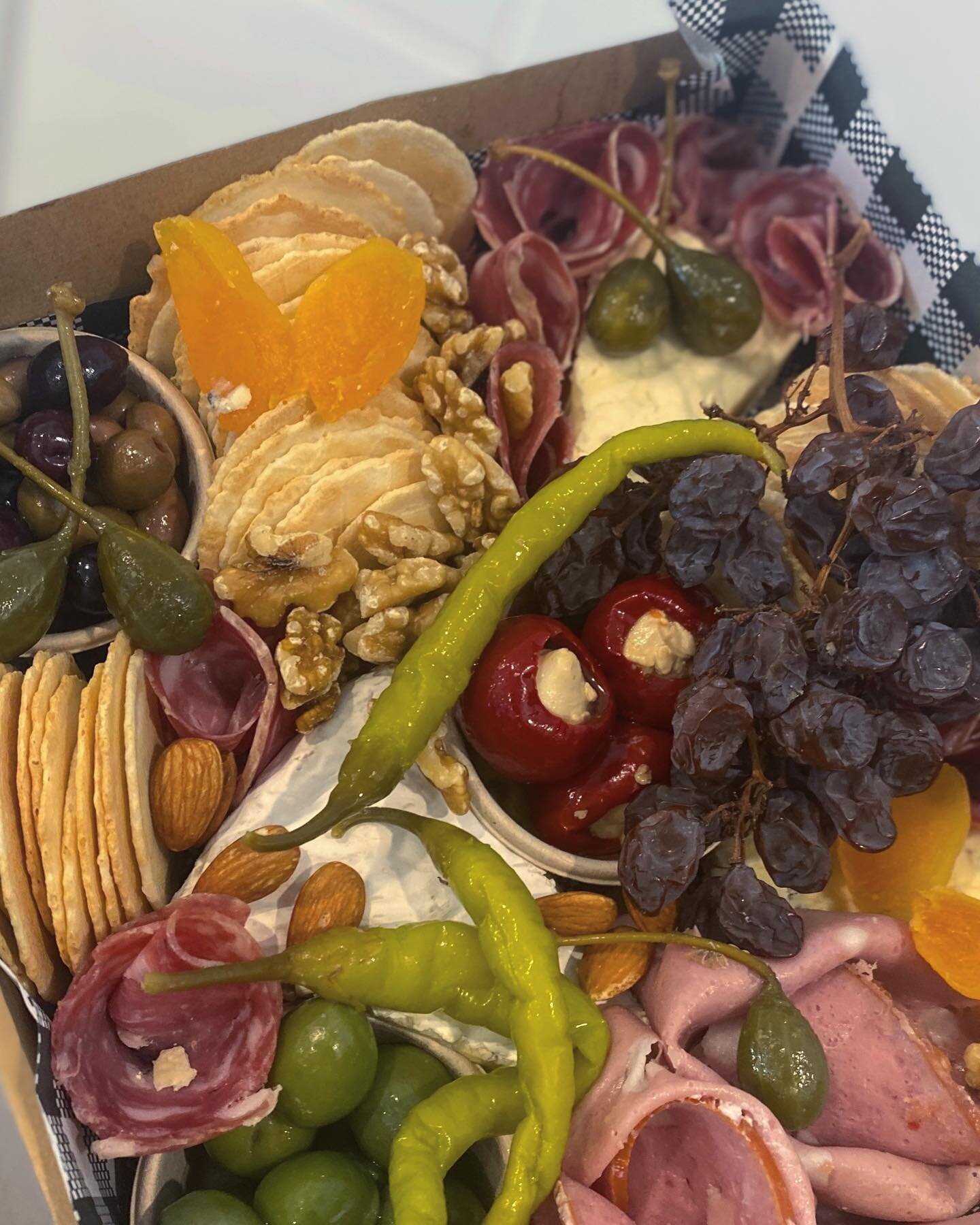 Up close &amp; personal with one of our recent charcuterie platters 🫒🧀