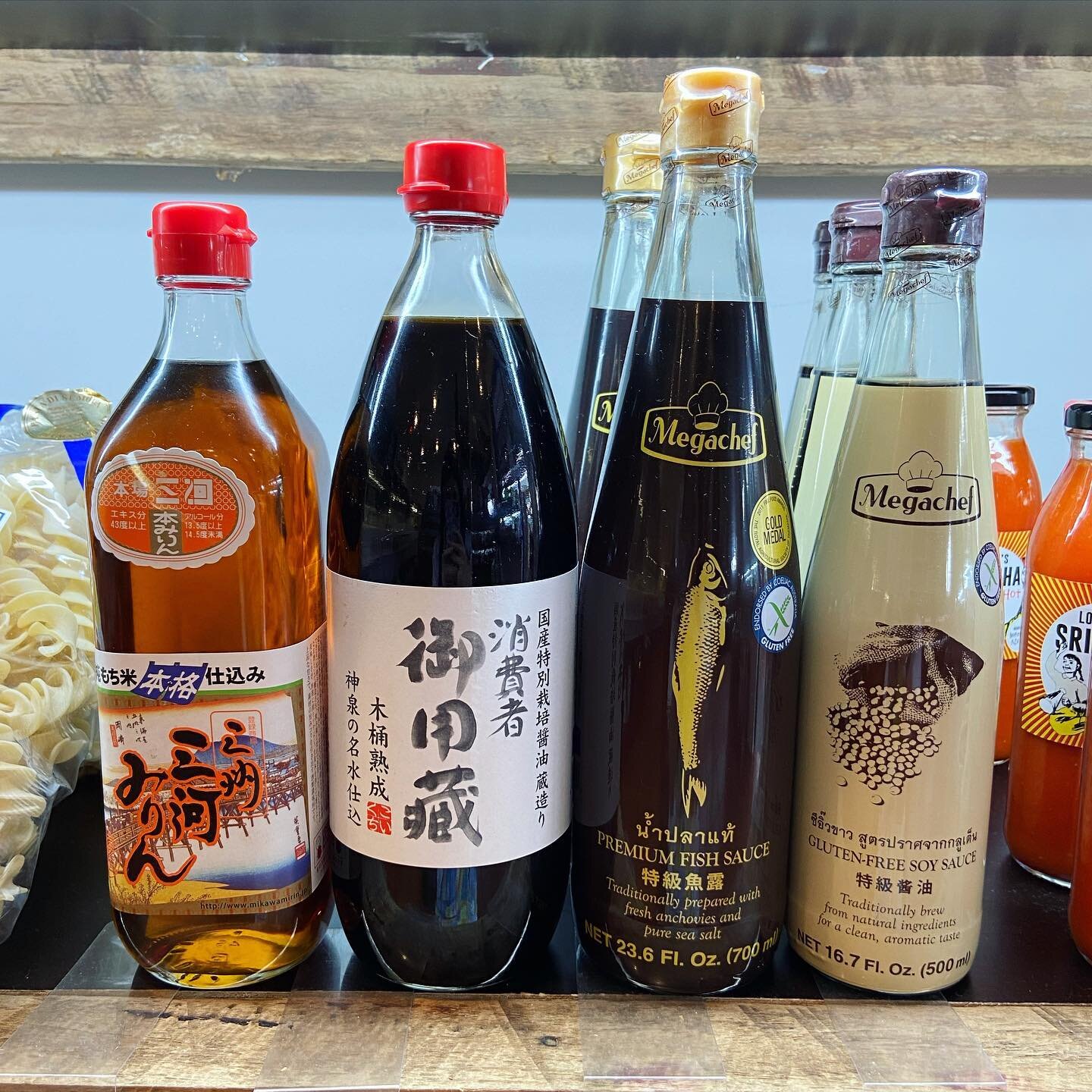 At the Deli we have a carefully curated selection of Japanese products including these authentic fish &amp; soy sauces. The perfect gift for a foodie or to spice up your pantry 🎏