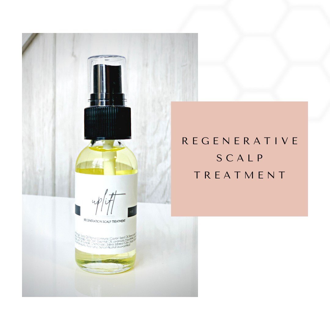 Our Uplift Regenerating Scalp Treatment is a daily leave-in treatment, perfect for at-home use to aide in stimulating hair growth!

With MIZZI&rsquo;s proprietary blend of essential oils, this scalp serum is high in effectiveness with no side-effects