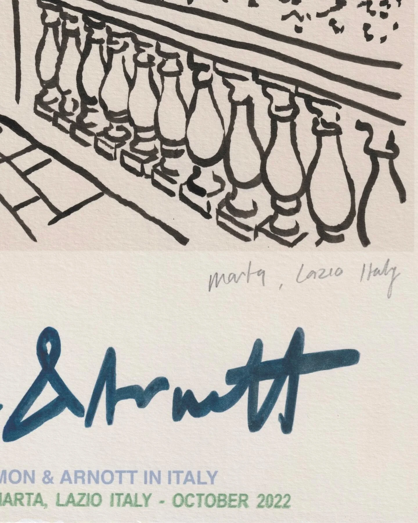 SIMON&amp;ARNOTT have been working away creating some new posters centered around our travels through Italy and France last year. 

.
.
.
.
.
.
.
#posterart #handpainted #ink #workonpaper #artwork #linedrawing