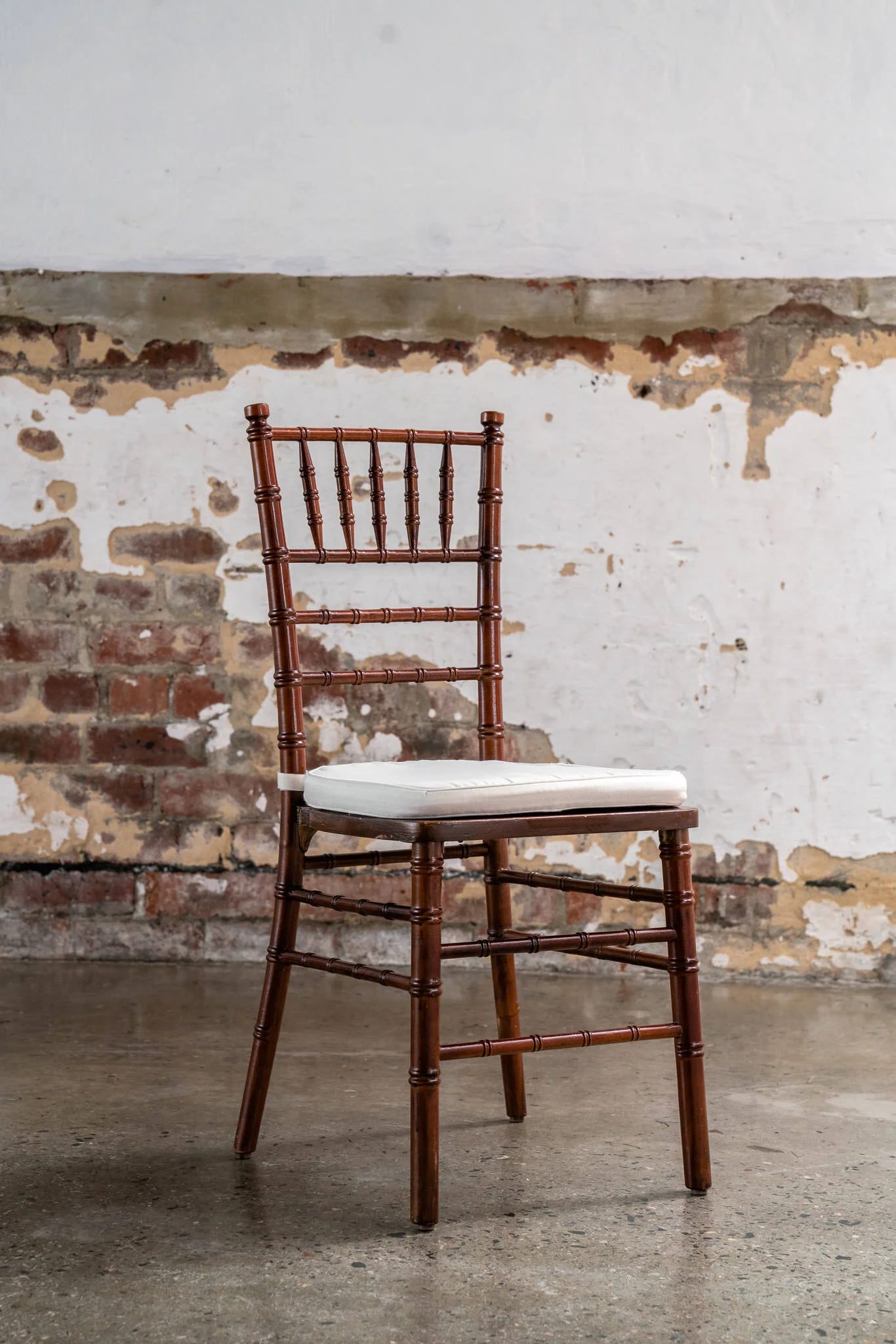 Walnut Tiffany Chair Bryan Was Here Furniture I Wedding and Event Furniture Hire Perth Wooden Table and Chair Hire for Events and Parties