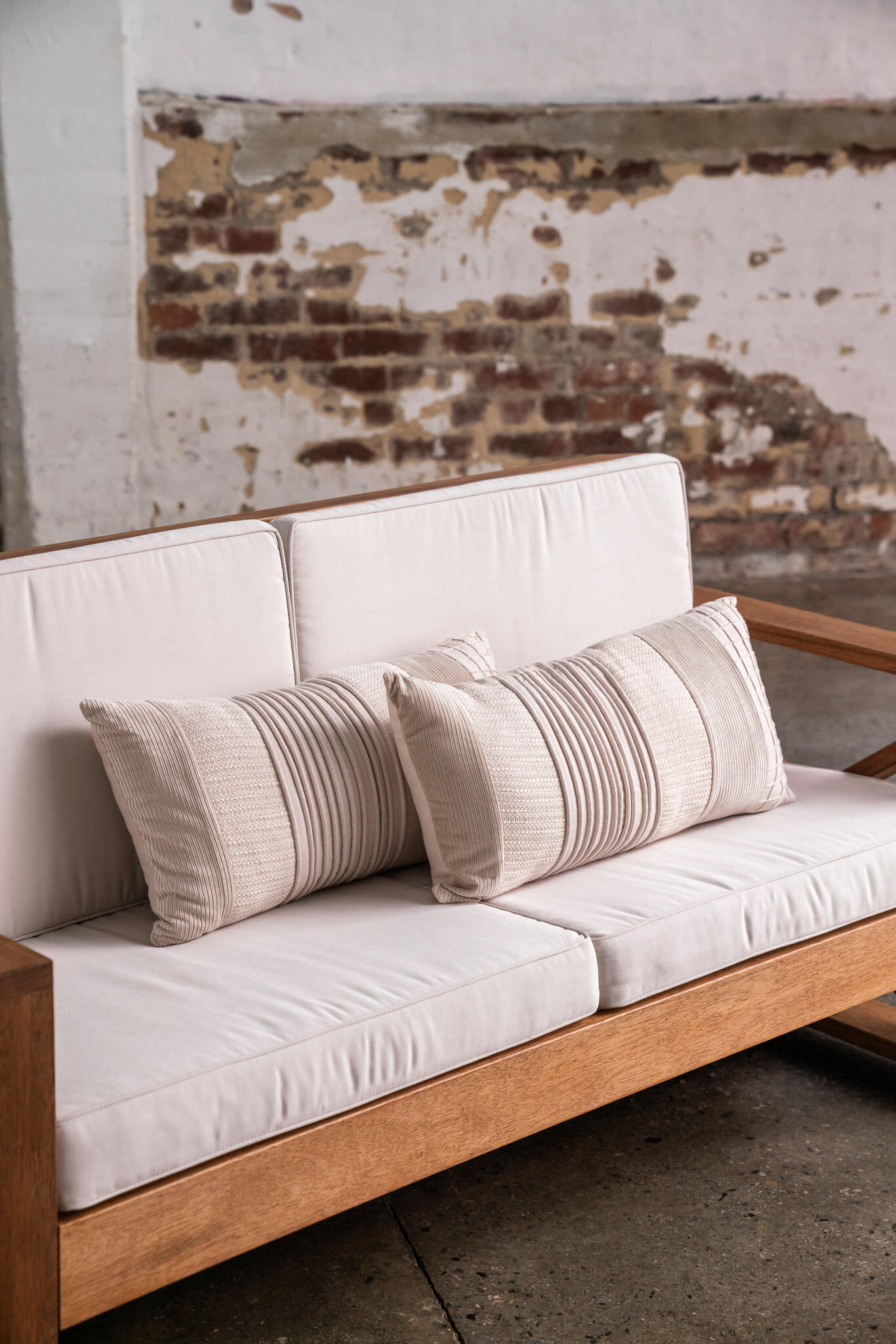 Assorted Neutral Throw Cushions