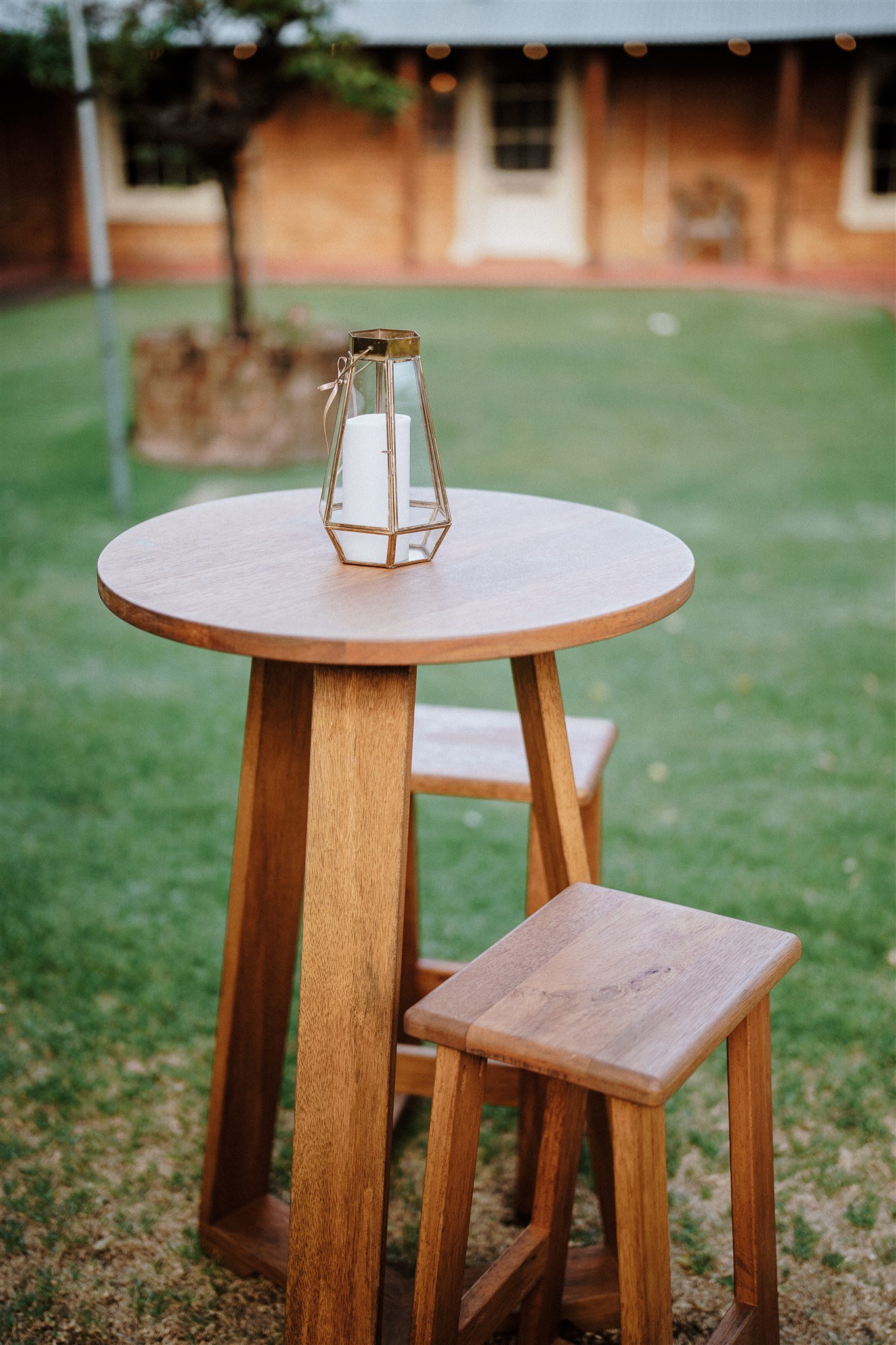 Cocktail reception at Nikola Estate with Ava Tables and Chris Bar Stools