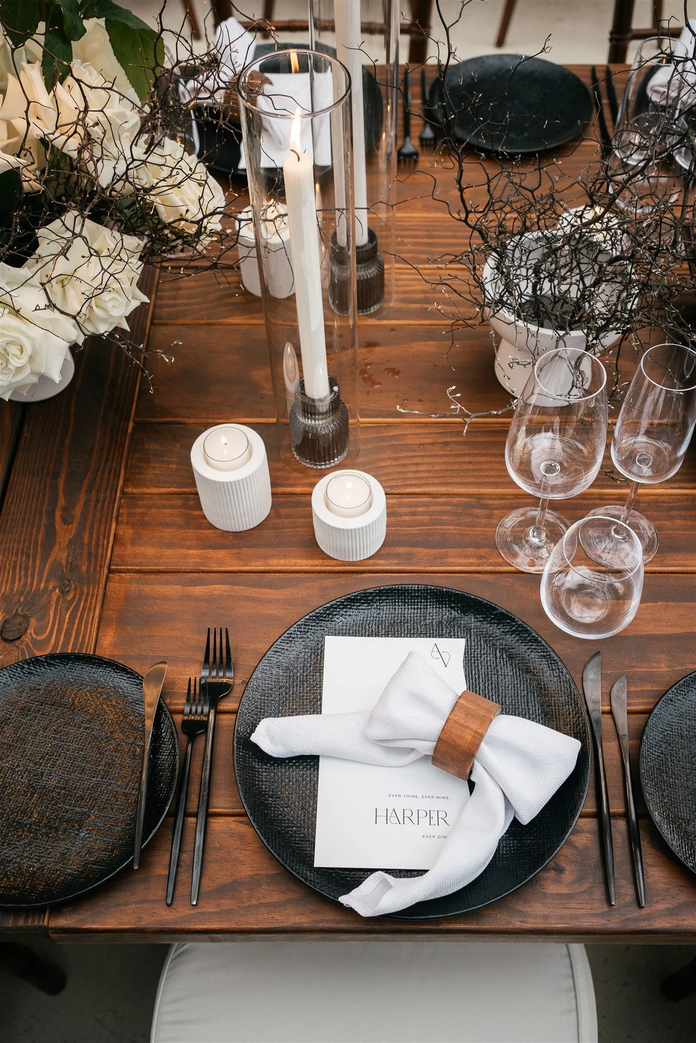Dennis table, tablescape.