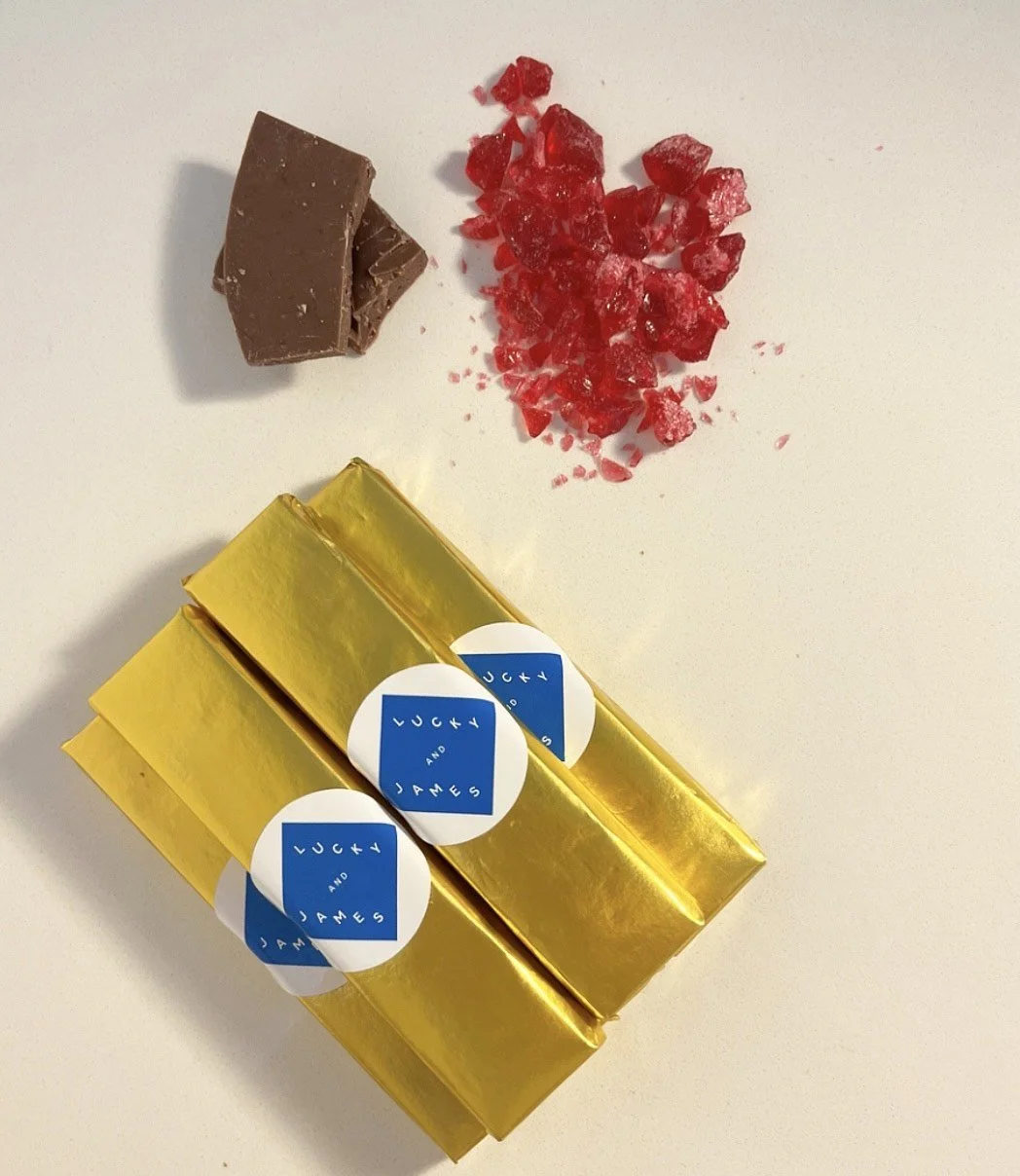 Raspberry Drop Mini Bar- Milk Chocolate