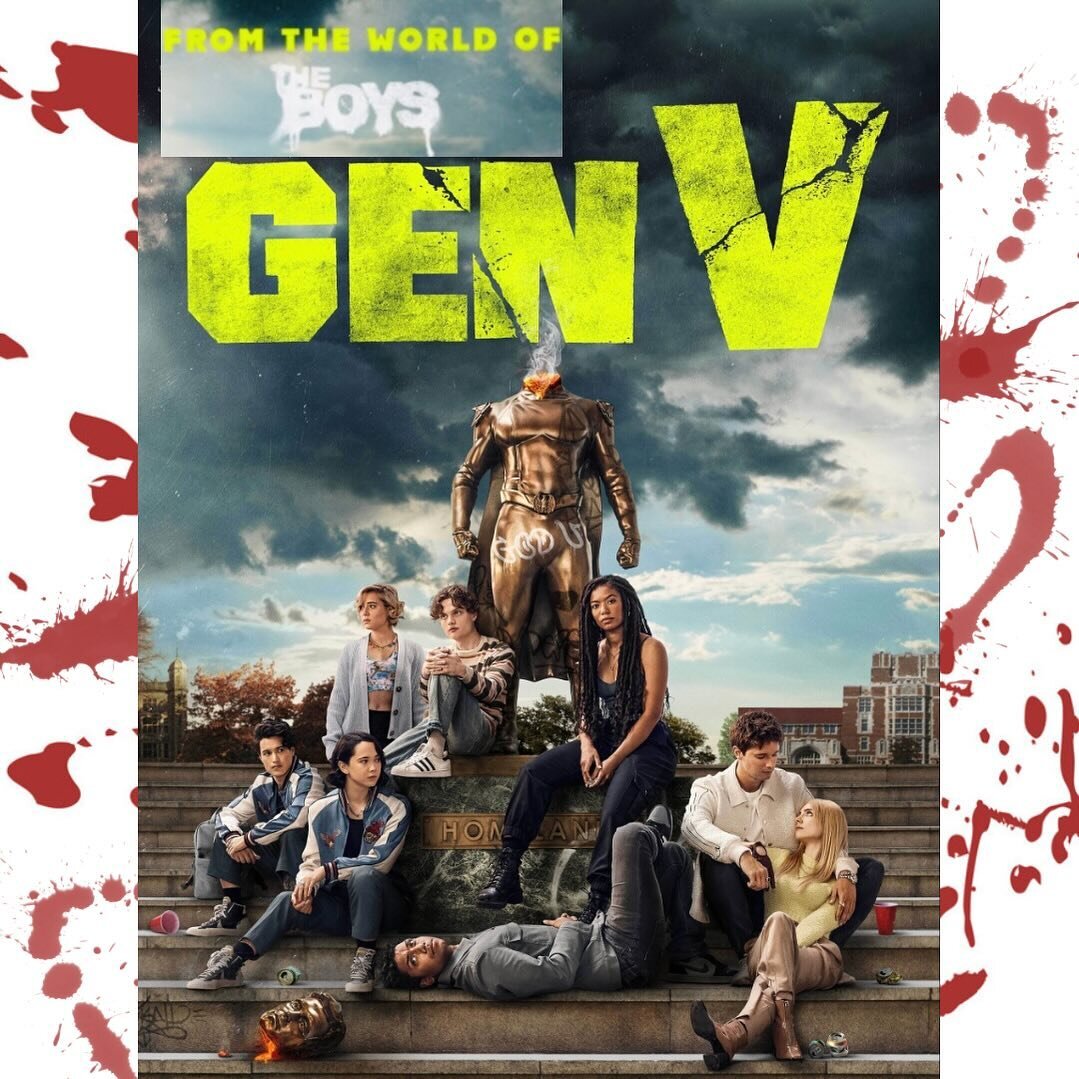 NEW BLOG POST

In this month&rsquo;s blog, &ldquo;Gen V: Superheroes Becoming Humans,&rdquo; I write about the @amazon original show, Gen V. To appreciate this spin-off you have to watch The Boys, Amazon&rsquo;s original show, which has aired three s