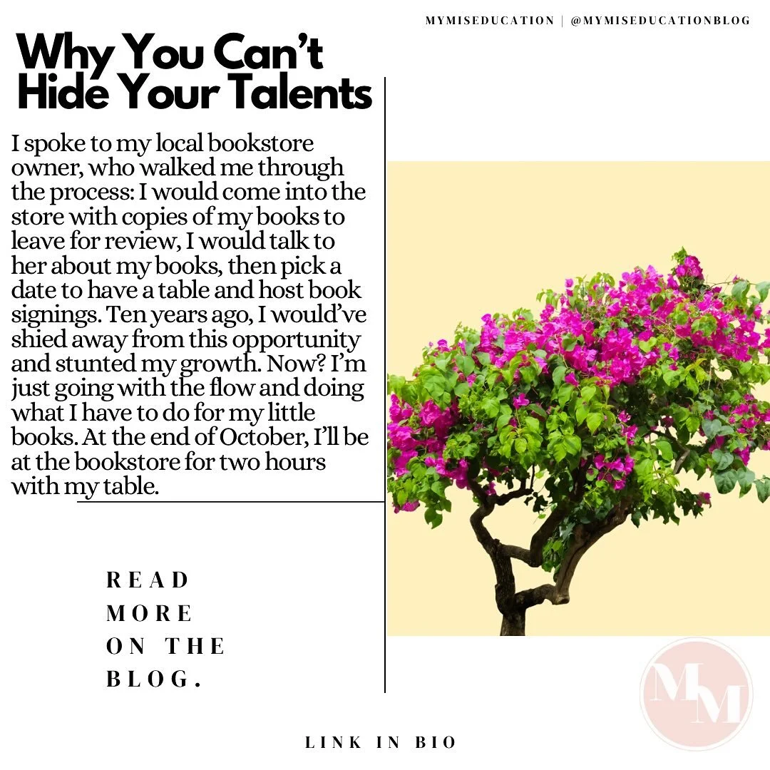 ✨ New blog post! &ldquo;Why You Shouldn&rsquo;t Hide Your Talents&rdquo;
I grew up shy, quiet, and afraid to be seen. Writing was my secret world. But fear isn&rsquo;t the author of my story anymore&mdash;I am. Learn how the Parable of the Talents ch